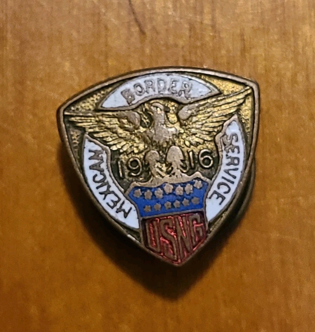 1916 Mexican Border Service US National Guard Lapel Pin 1916 Mexican Border Service US National Guard Lapel Pin