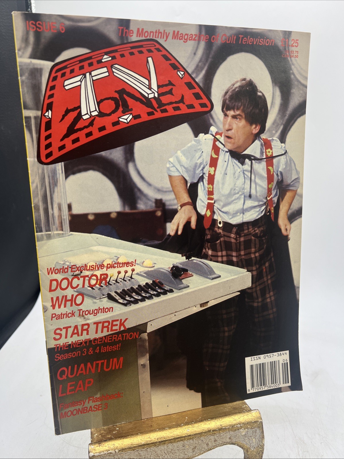 TV Zone Magazine Issue 6 May 1990 Patrick Troughton Cover Cult Television TV Zone Magazine Issue 6 May 1990 Patrick Troughton Cover Cult Television