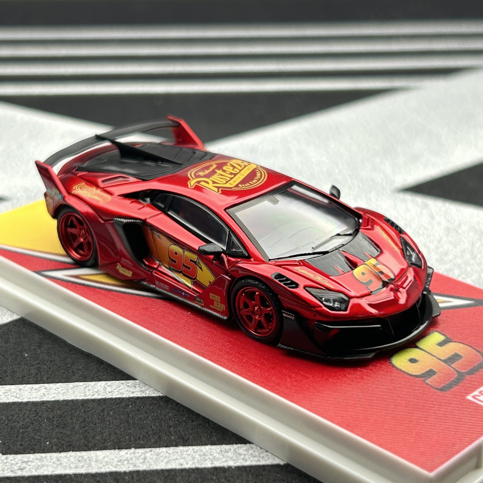 1:64 GT EVO "McQueen" Metallic Red Die-Cast Rare Sandbox Micro Collectible 1:64 GT EVO "McQueen" Metallic Red Die-Cast Rare Sandbox Micro Collectible