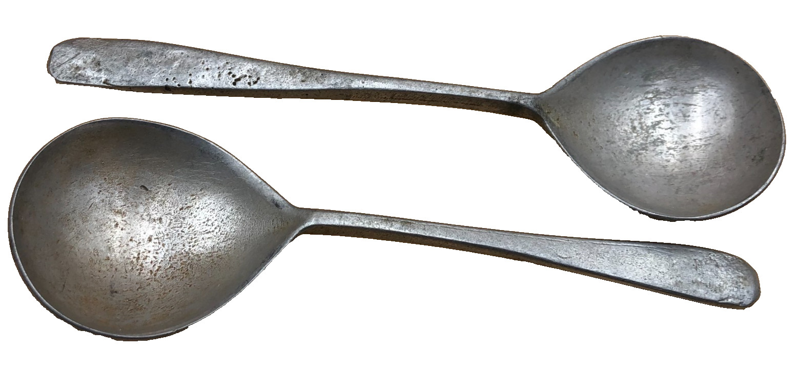 Original WW II WW2 soldier Spoon RKKA the positions of the eastern 2 pcs.