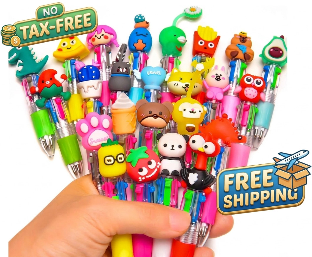 24Pcs Mini Multicolor Pens in One 4-in-1, Cute Pens Bulk for Party Favors 24Pcs Mini Multicolor Pens in One 4-in-1, Cute Pens Bulk for Party Favors