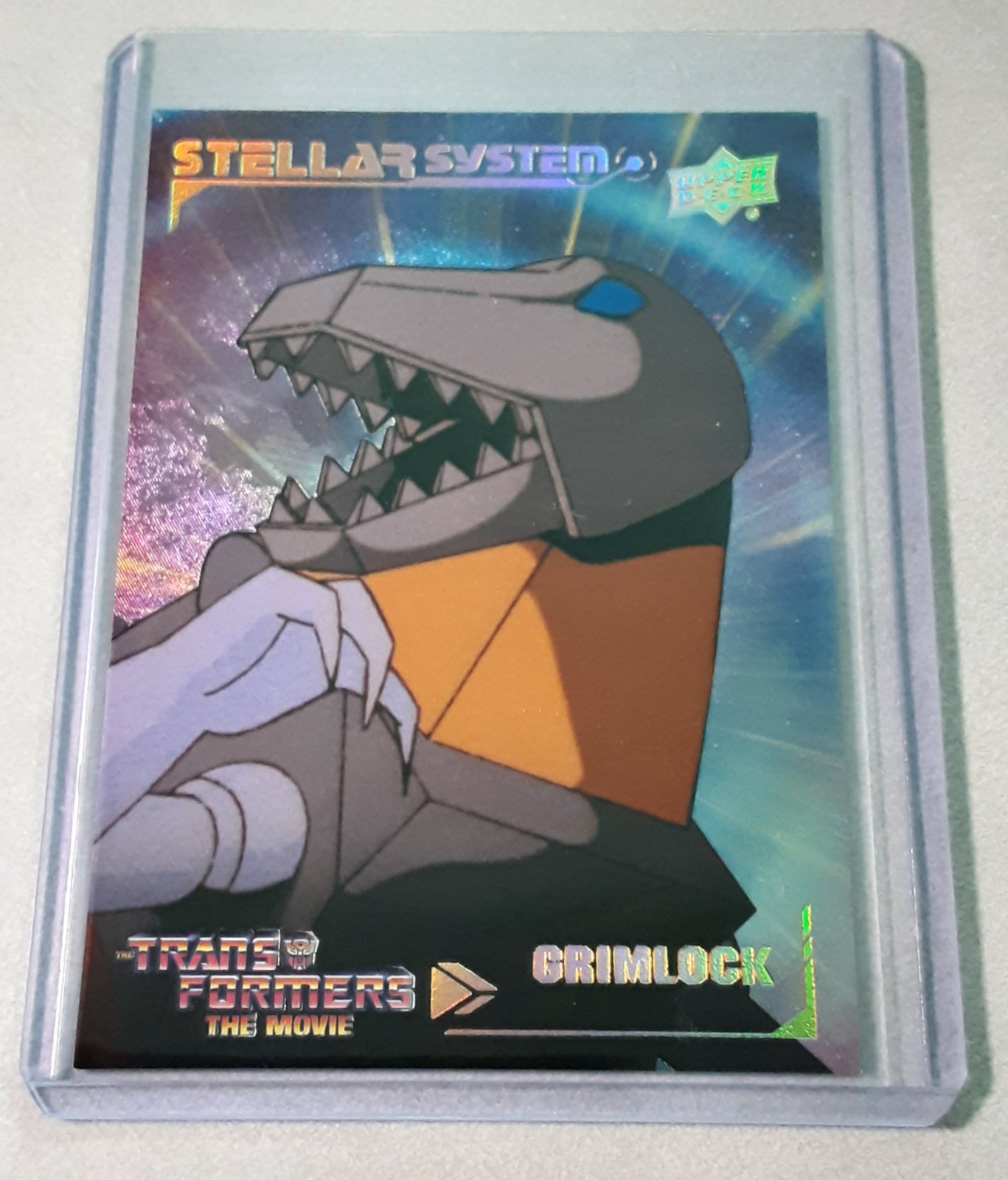 Upper Deck 2026 Transformers The Movie GRIMLOCK Stellar System SUPERNOVA /99 Upper Deck 2026 Transformers The Movie GRIMLOCK Stellar System SUPERNOVA /99