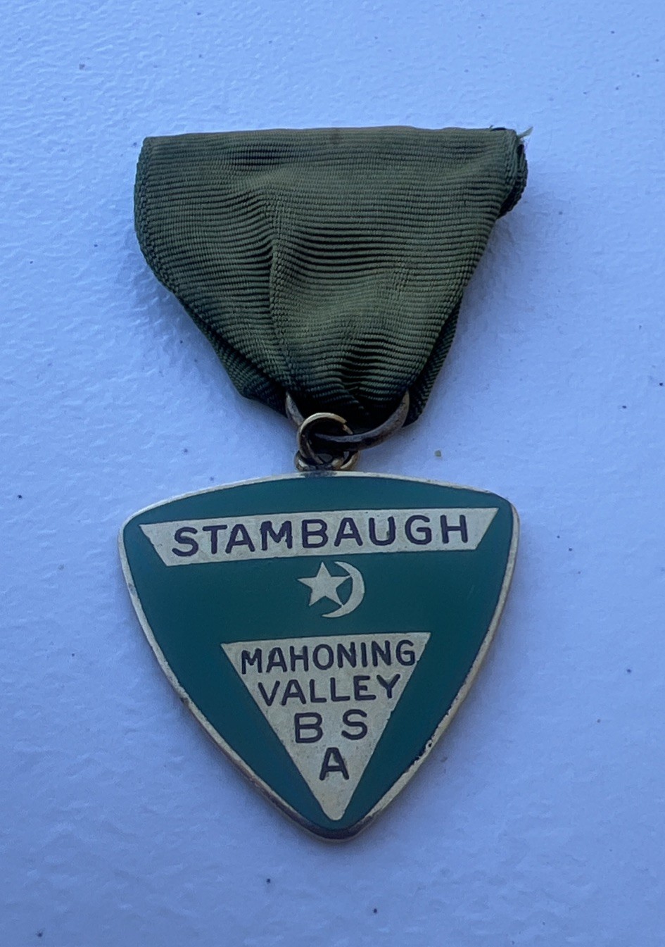 Vintage 1960s STAMBAUGH RESERVATION Mahoning Valley Council Camp Medal BSA Award Vintage 1960s STAMBAUGH RESERVATION Mahoning Valley Council Camp Medal BSA Award