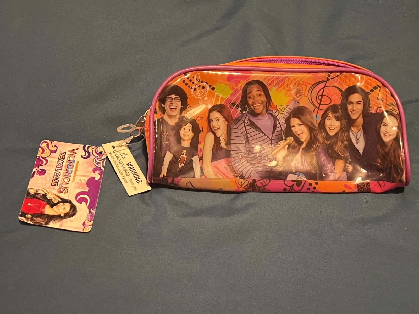 NWT 2011 Nickelodeon Victorious Pencil Case Victoria Justice Ariana Grande Y2K NWT 2011 Nickelodeon Victorious Pencil Case Victoria Justice Ariana Grande Y2K