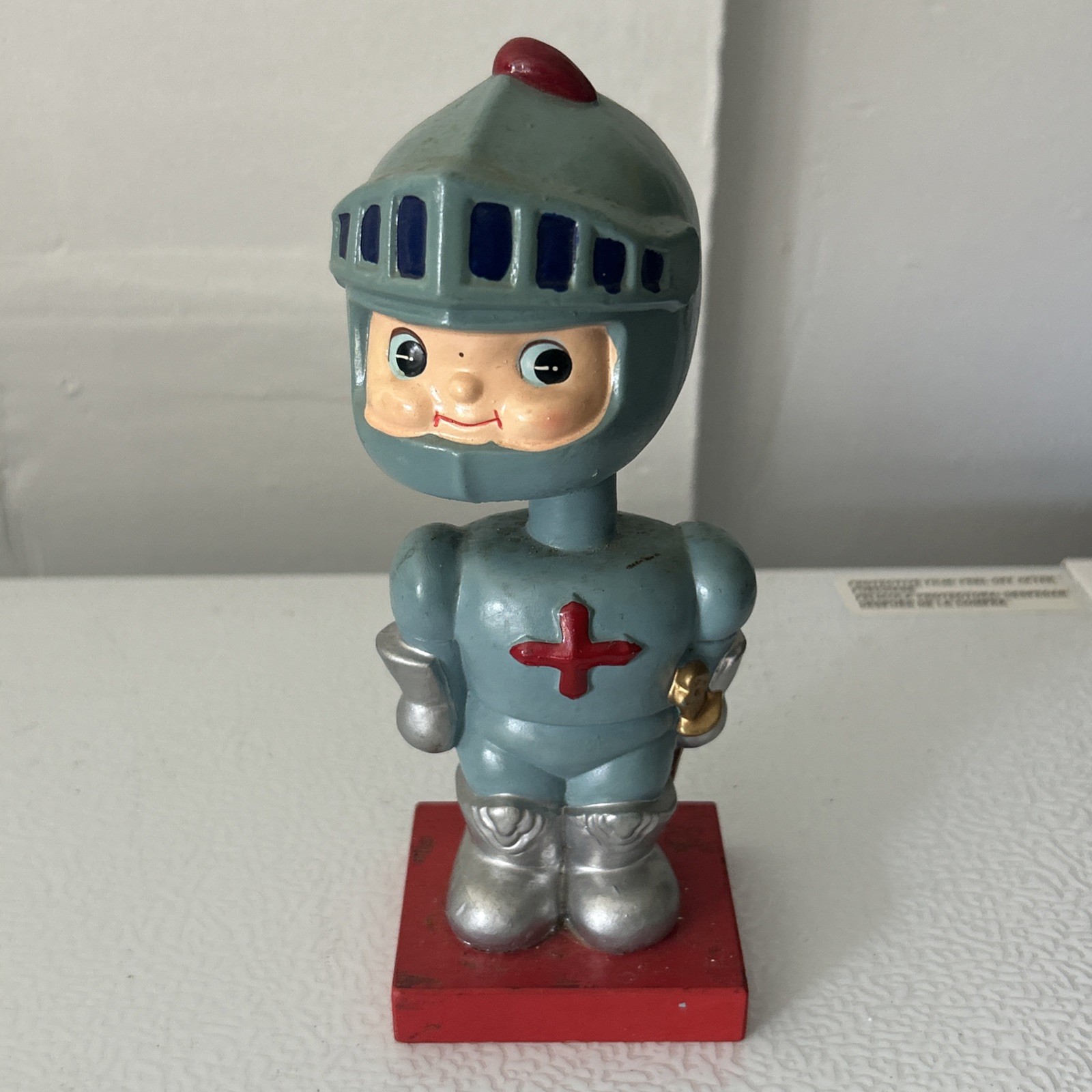 Vintage 1960s-70s Knight Composite Bobblehead Rare Pittsburgh Sticker Vintage 1960s-70s Knight Composite Bobblehead Rare Pittsburgh Sticker