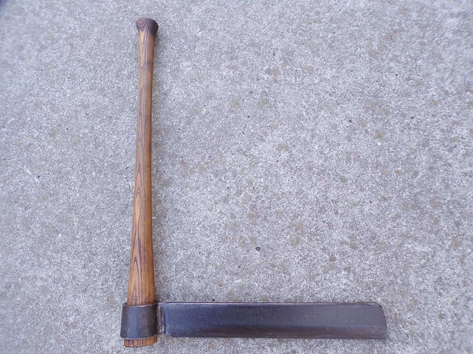 Beautiful Vintage 14" Cedar Froe & 22 3/4" Handle - Rail-Splitter - Firewood