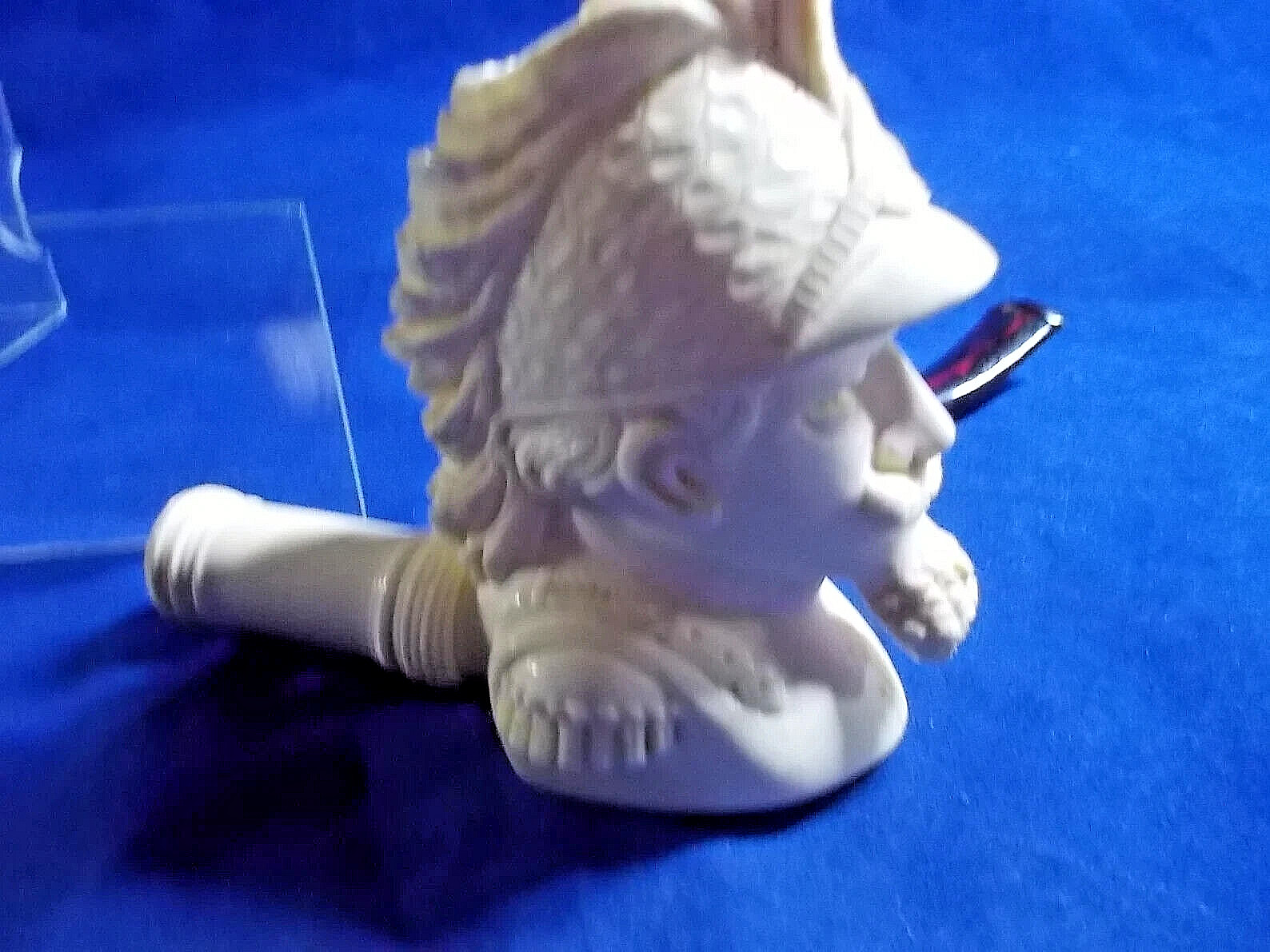 🔴UNSMOKED ARTIST ISMAIL OZEL MEERSCHAUM PIPE SOLDIER & Leather Formed Case 🔴UNSMOKED ARTIST ISMAIL OZEL MEERSCHAUM PIPE SOLDIER & Leather Formed Case