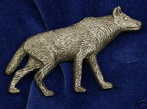 Empire Pewter Wolf Pewter Pin Empire Pewter Wolf Pewter Pin