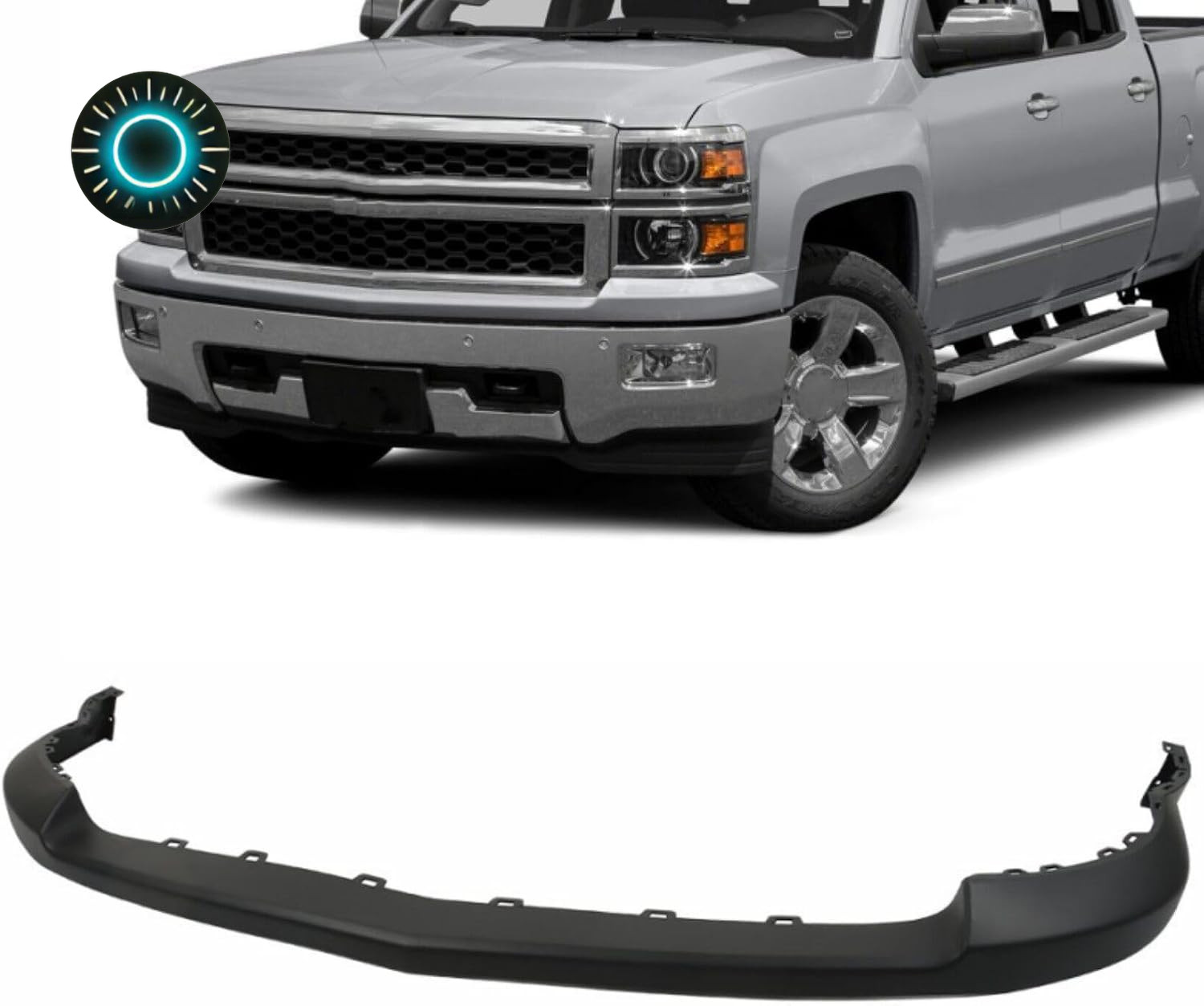 Primed Plastic Front Upper Bumper Cover Replacement for Silverado 1500 2014-2015 Primed Plastic Front Upper Bumper Cover Replacement for Silverado 1500 2014-2015
