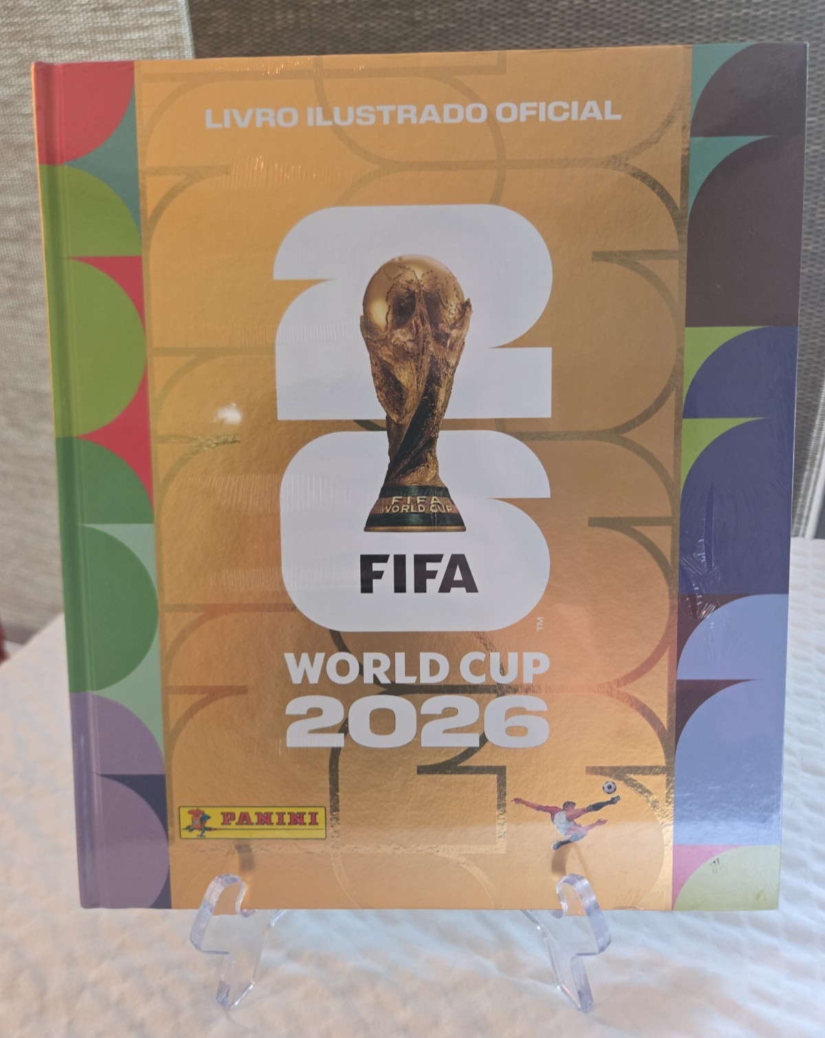 Panini FIFA World Cup 2026 Brazil Gold Hardcover Album LATAM, New, Sealed X 3