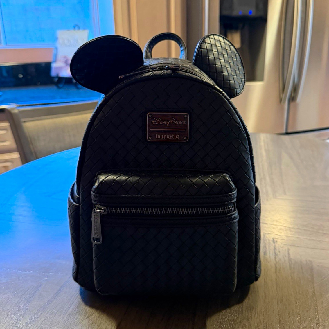 Loungefly Disney Mickey Mouse Mini Backpack, Black, Disney Parks Style Loungefly Disney Mickey Mouse Mini Backpack, Black, Disney Parks Style