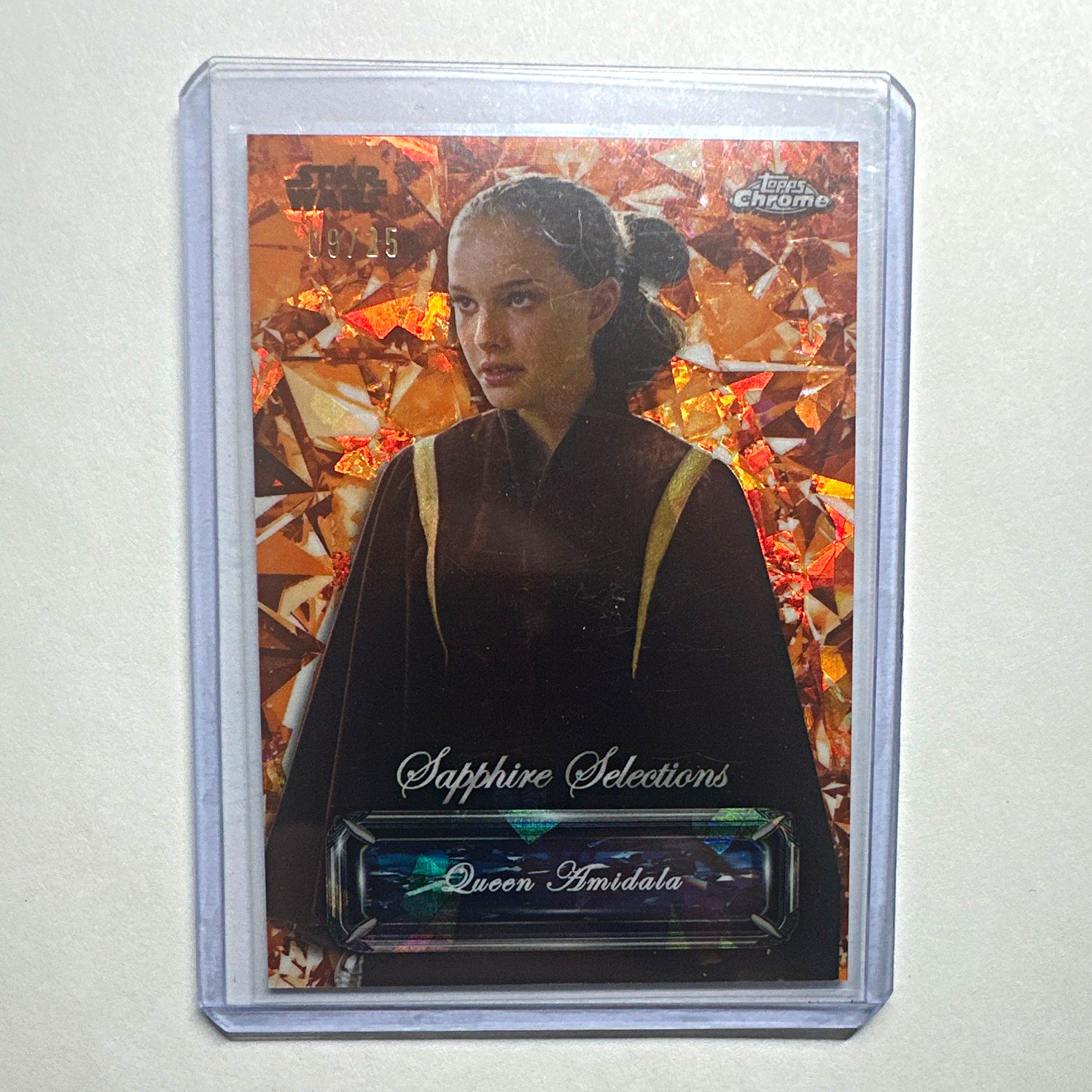 2024 Topps Star Wars TPM Sapphire Selections SS-2 Queen Amidala /25 2024 Topps Star Wars TPM Sapphire Selections SS-2 Queen Amidala /25