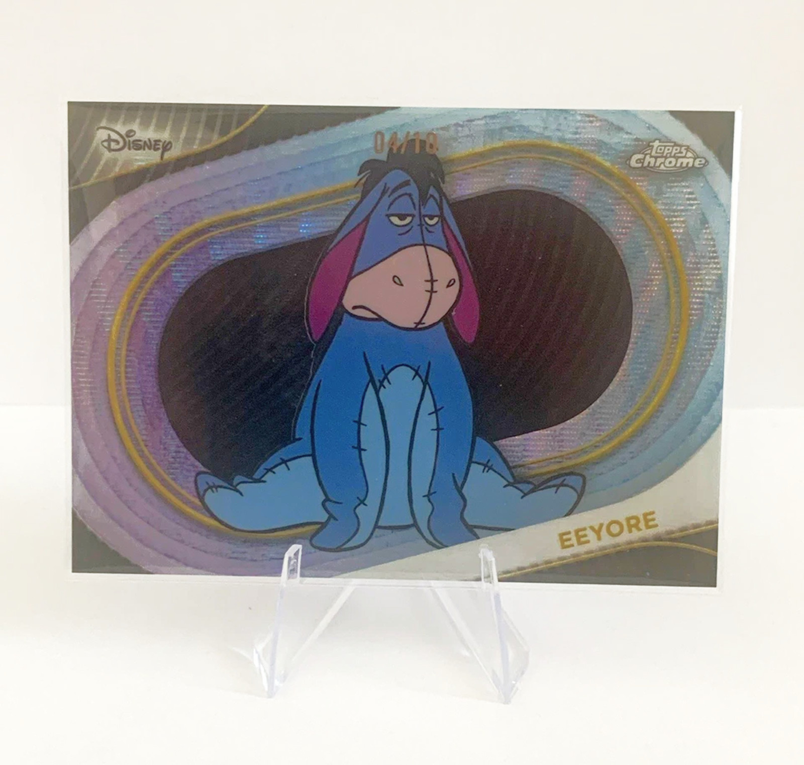 2025 Topps Chrome Disney Winnie the Pooh Eeyore #143 Black Wave /10 2025 Topps Chrome Disney Winnie the Pooh Eeyore #143 Black Wave /10