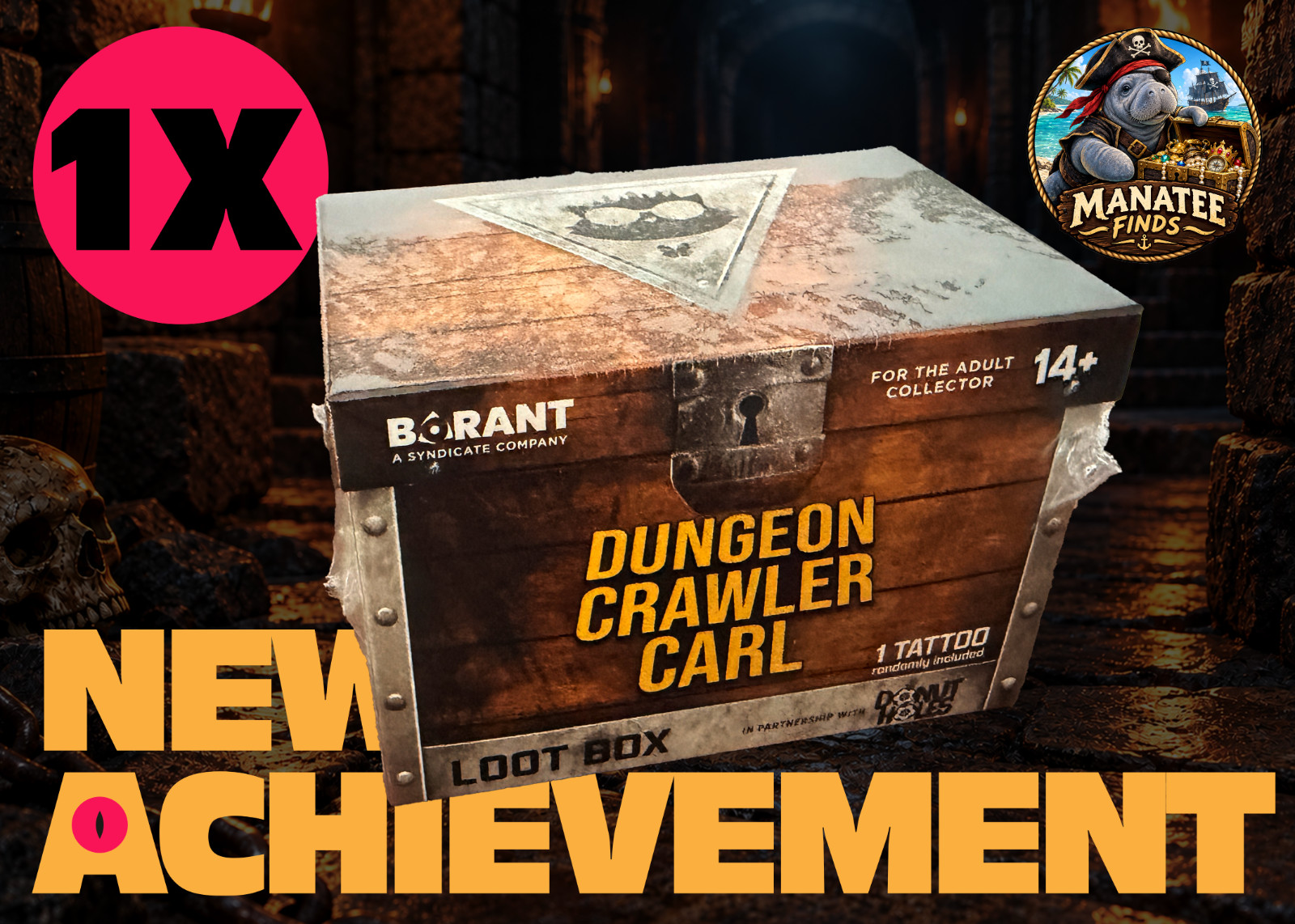 DUNGEON CRAWLER CARL LOOT BOX BLIND BOX SEALED DUNGEON CRAWLER CARL LOOT BOX BLIND BOX SEALED