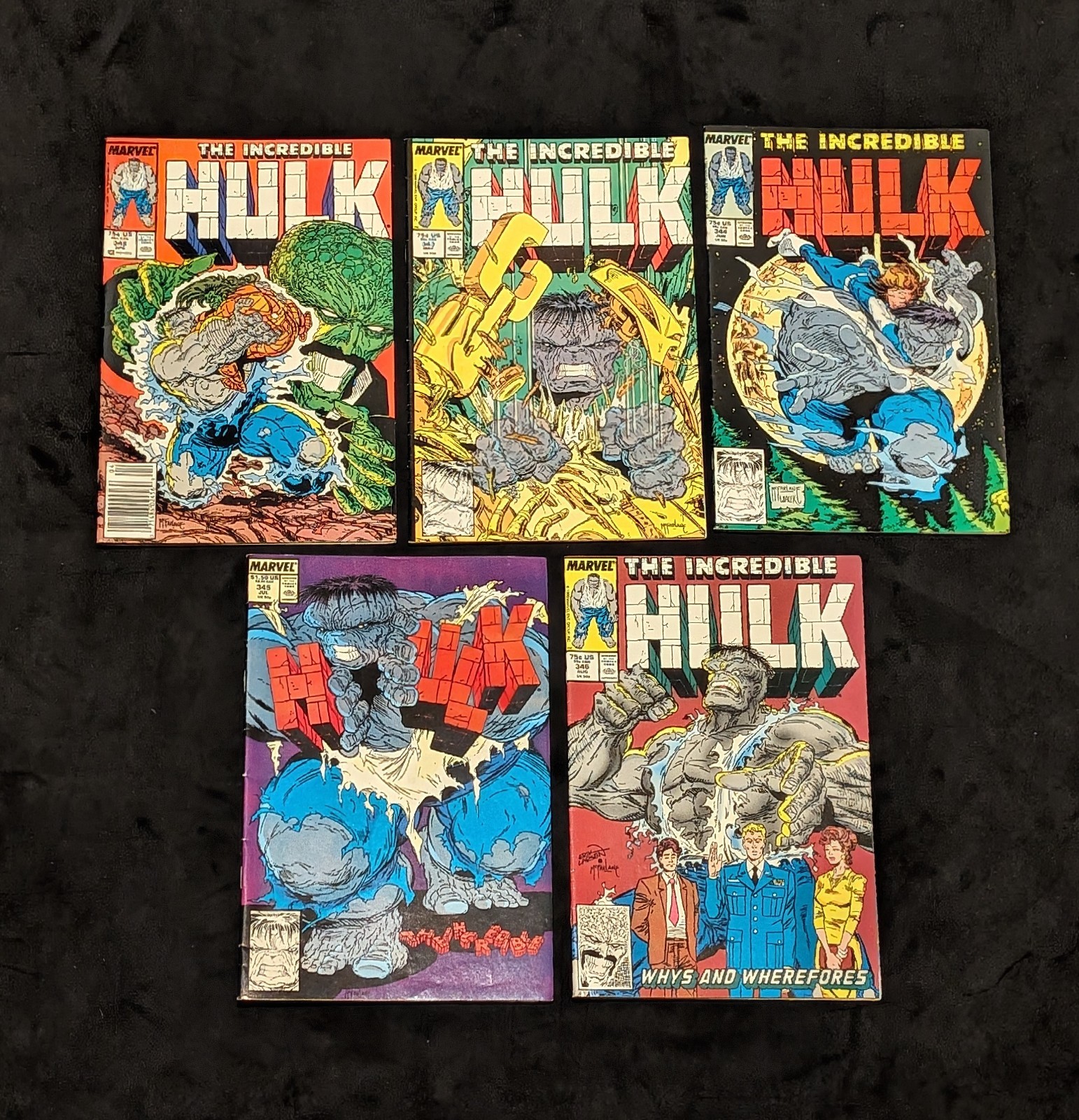 The Incredible Hulk 342 343 344 345 346 Marvel Comics Todd McFarlane Peter David The Incredible Hulk 342 343 344 345 346 Marvel Comics Todd McFarlane Peter David