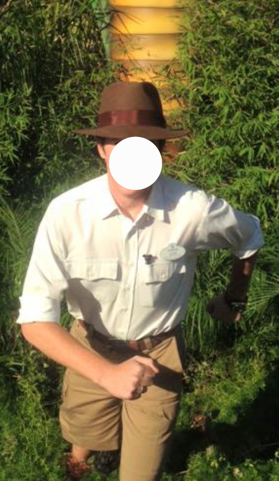 DISNEYLAND INDIANA JONES ADVENTURE CAST MEMBER SHIRT UNIFORM VINTAGE DISNEYLAND INDIANA JONES ADVENTURE CAST MEMBER SHIRT UNIFORM VINTAGE