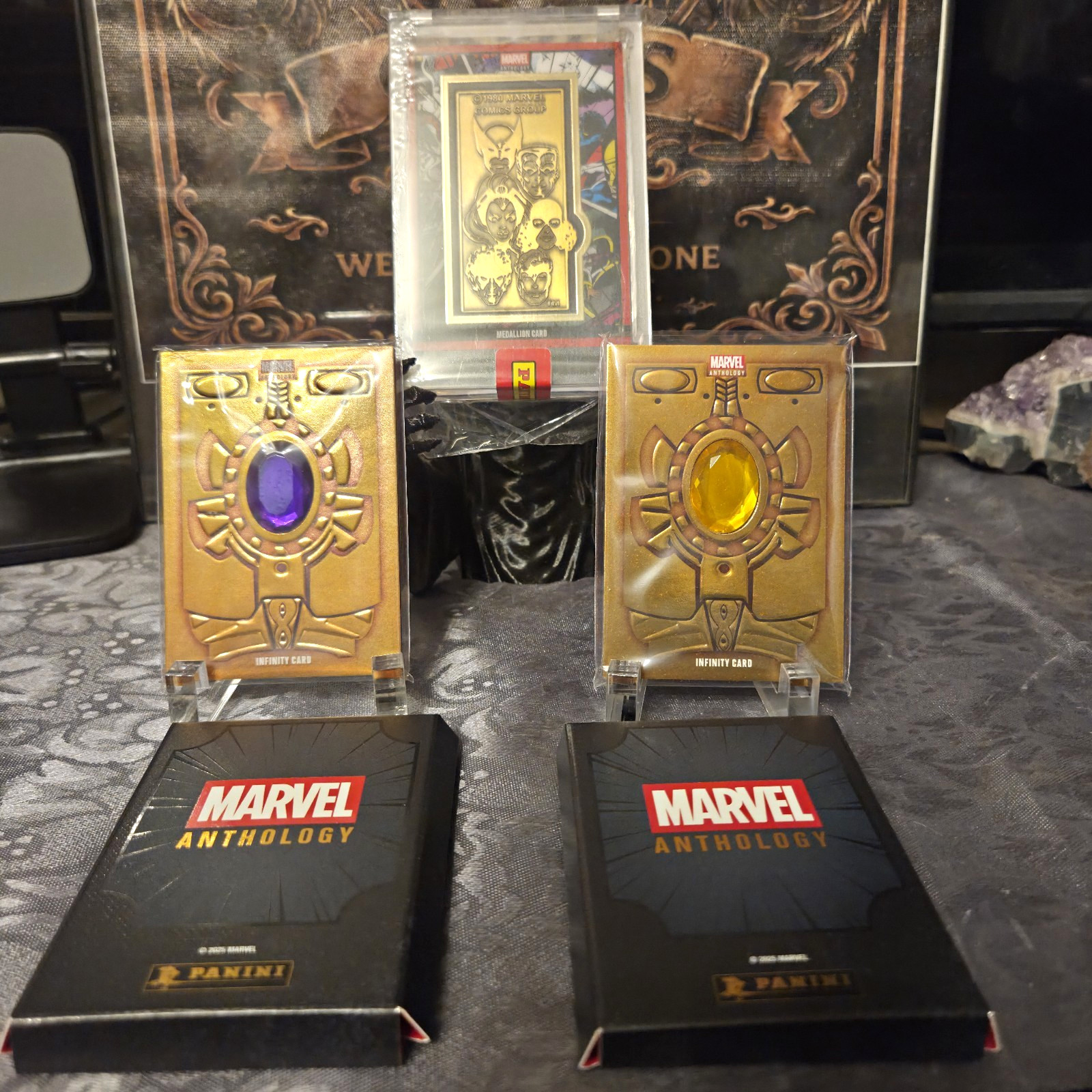 Panini 2025 Marvel Anthology Wolverine #139 3-Card Lot Infinity+Medallion Panini 2025 Marvel Anthology Wolverine #139 3-Card Lot Infinity+Medallion