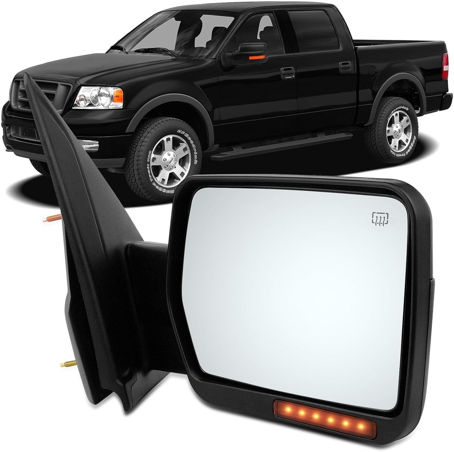 OCPTY Pickup Towing Mirror RH Replacement For Ford For F-150 2007-2014 | Powe... OCPTY Pickup Towing Mirror RH Replacement For Ford For F-150 2007-2014 | Powe...