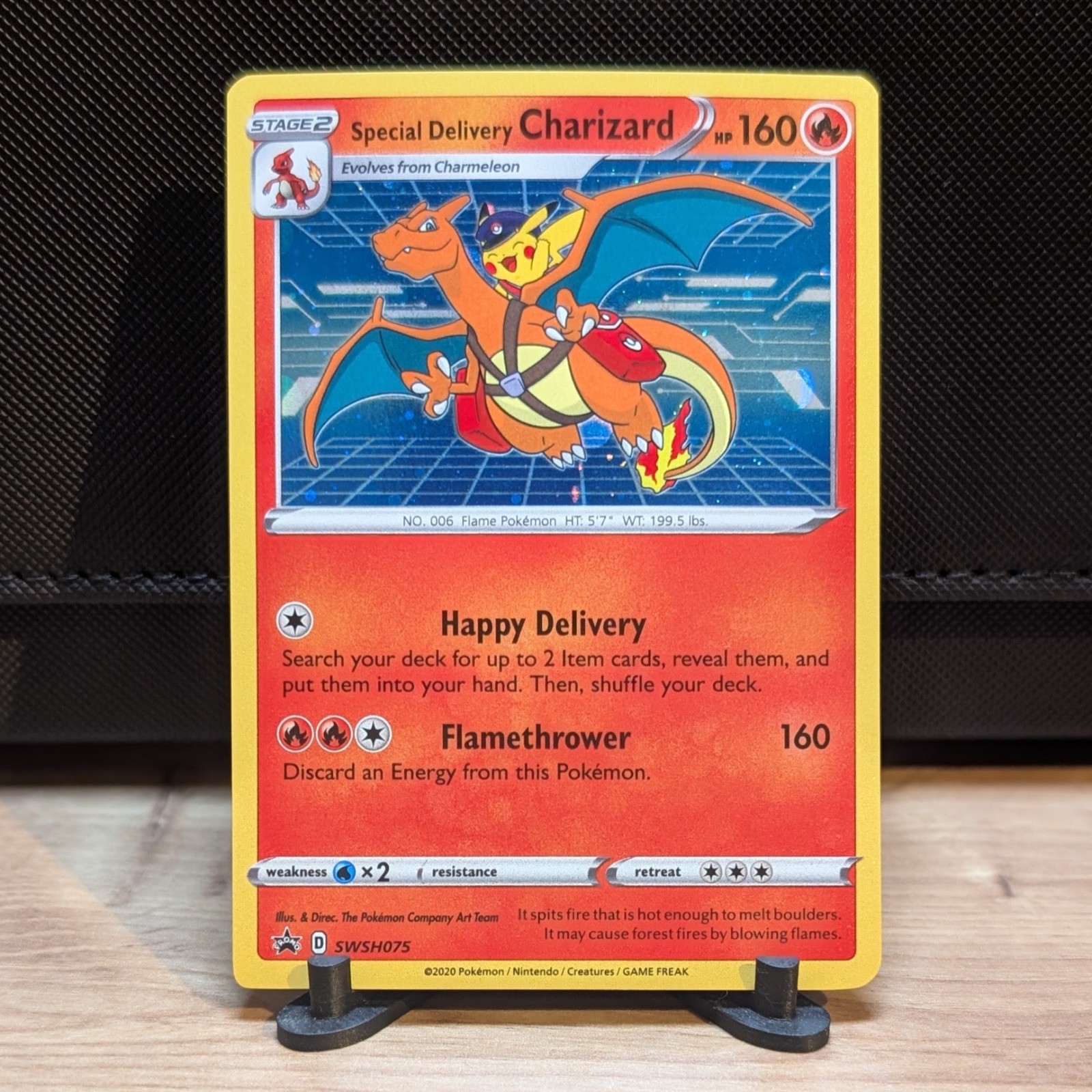 Special Delivery Charizard SWSH075 SWSH: Sword & Shield Promo Cards Fire NM Poké Special Delivery Charizard SWSH075 SWSH: Sword & Shield Promo Cards Fire NM Poké