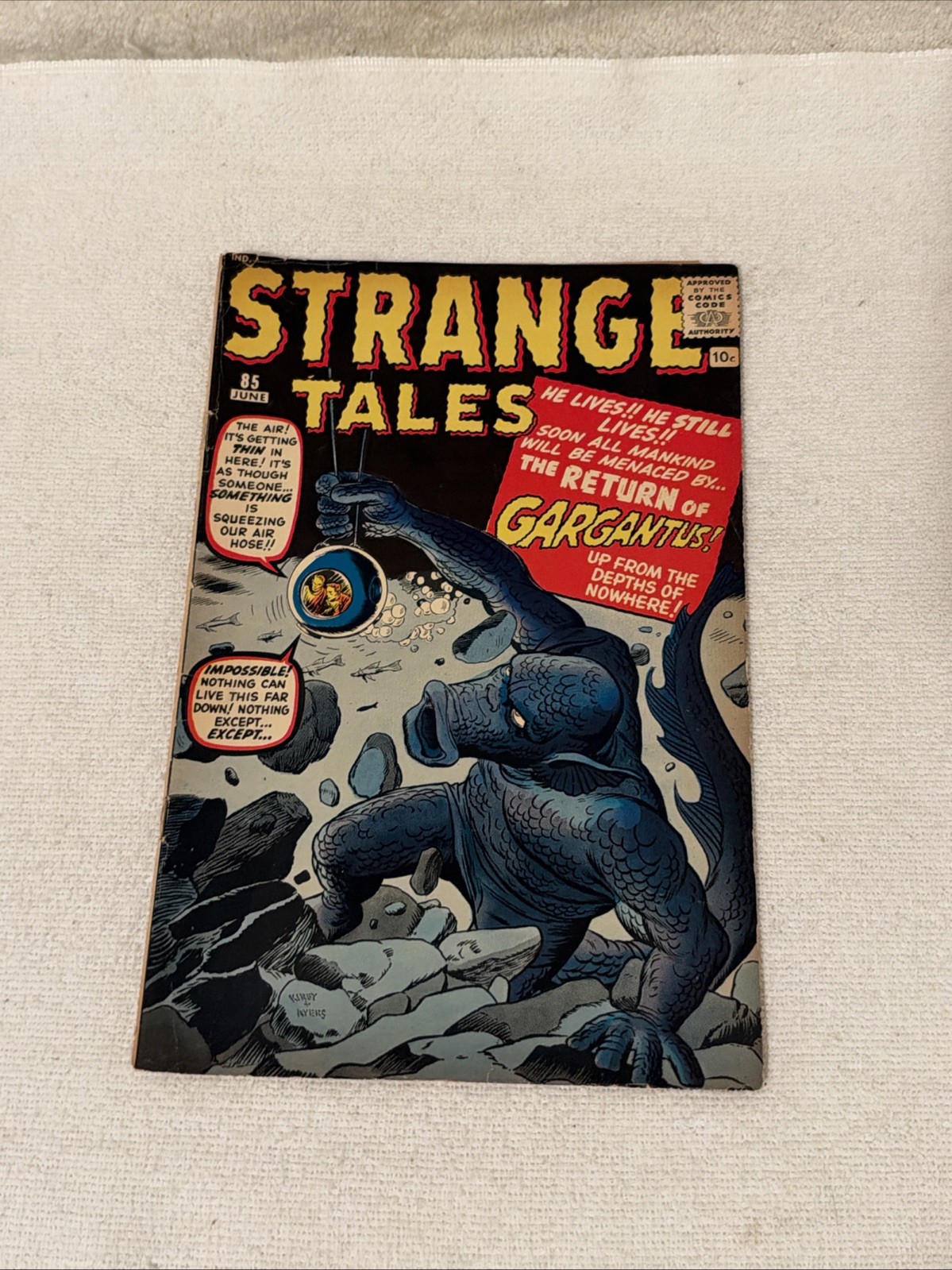 Marvel Comics Strange Tales #85 (Jun 1961) "The Return of Gargantus" Marvel Comics Strange Tales #85 (Jun 1961) "The Return of Gargantus"
