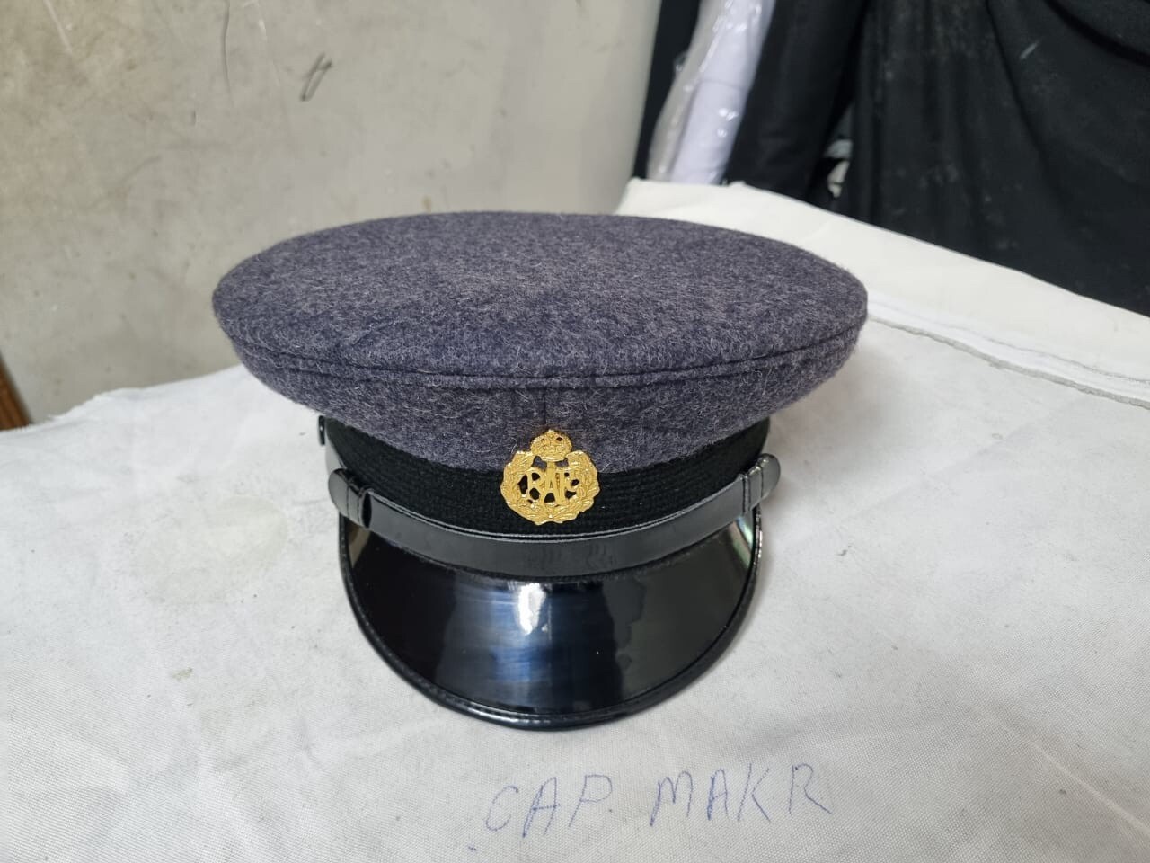 WW2 RAF / RCAF / RNZAF / RSAAF OFFICERS PEAK CAP
