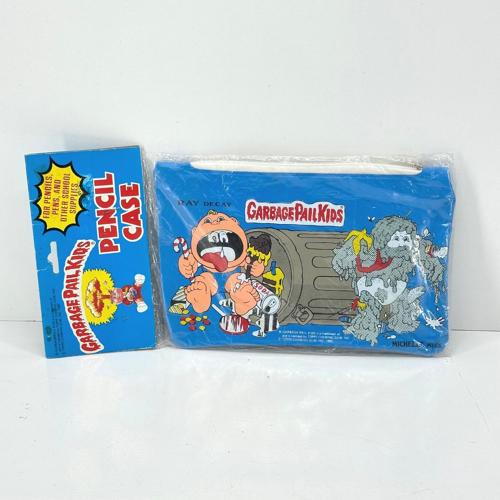 Vintage Garbage Pail Kids Pencil Case Warm Decay Muck Bomb Imperial NEW NOS 80s Vintage Garbage Pail Kids Pencil Case Warm Decay Muck Bomb Imperial NEW NOS 80s