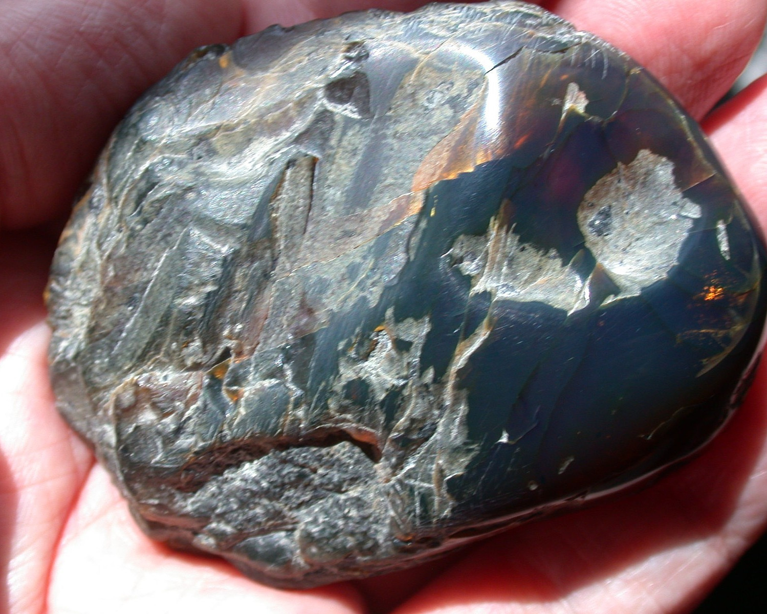 Beautiful Deep BLUE Burmese Amber Fossil Stone Dinosaur Age LARGE 41.6 gram Beautiful Deep BLUE Burmese Amber Fossil Stone Dinosaur Age LARGE 41.6 gram