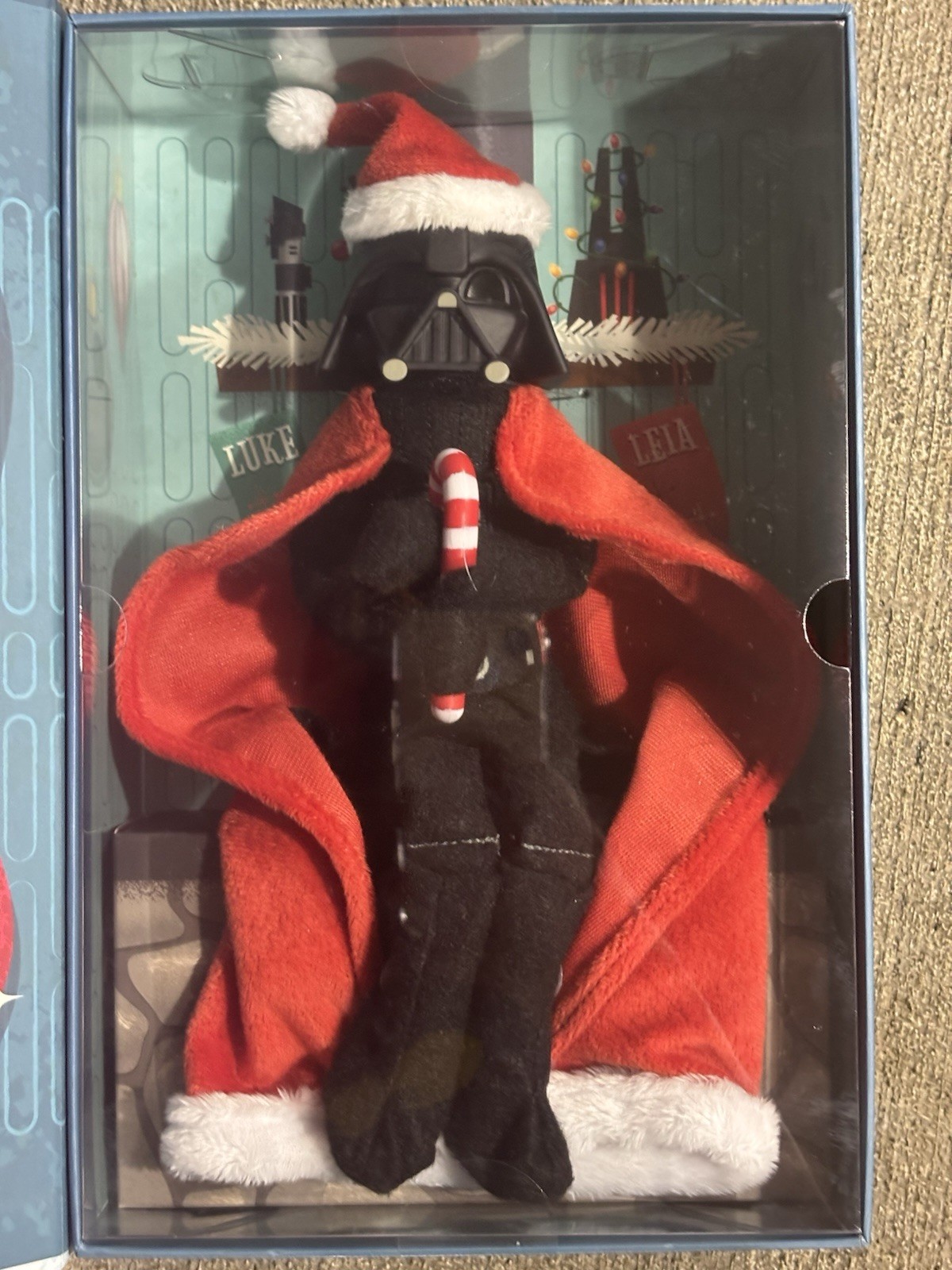 2026 Disney Parks Star Wars Santa Darth on A Hearth Darth Vader Plush Toy NEW 2026 Disney Parks Star Wars Santa Darth on A Hearth Darth Vader Plush Toy NEW