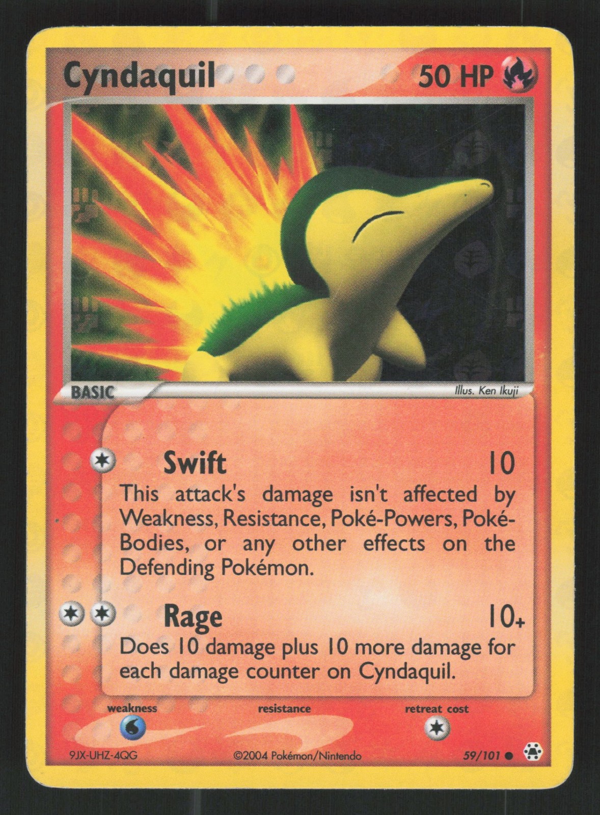 English MP Cyndaquil 59/101 HL Reverse Holofoil Pokemon EX Hidden Legends English MP Cyndaquil 59/101 HL Reverse Holofoil Pokemon EX Hidden Legends