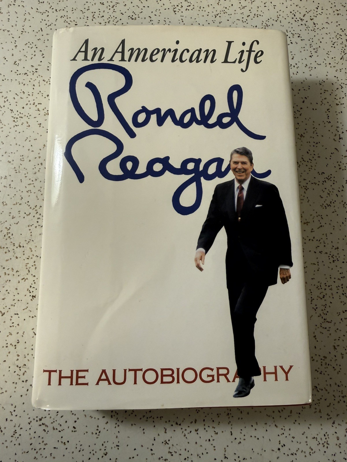 Ronald Reagan An American Life Autobiography 1990 Hardcover Signed Autograph Ronald Reagan An American Life Autobiography 1990 Hardcover Signed Autograph