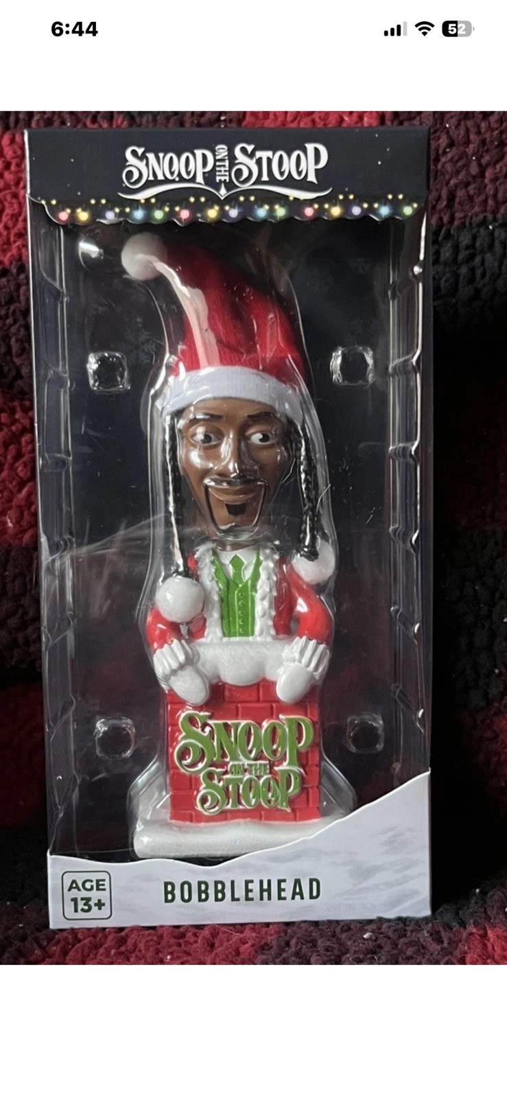Snoop on the Stoop Bobblehead – Brand New – Holiday Limited Edition –