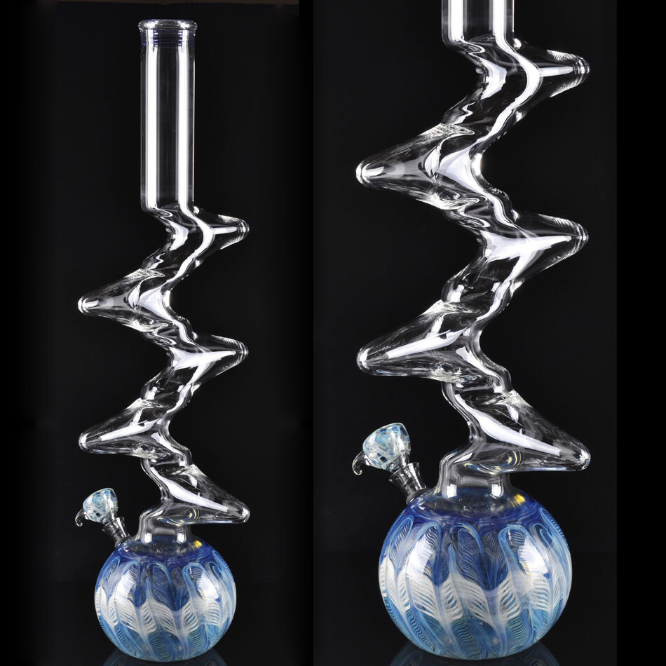 20" Inch Bong Monster Zong Water Pipe Hookah-Pentakinked Double Zong | USA MADE 20" Inch Bong Monster Zong Water Pipe Hookah-Pentakinked Double Zong | USA MADE