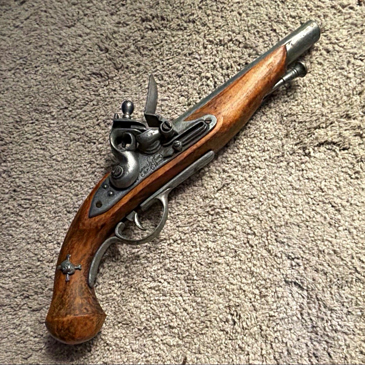 Vintage Denix French 18th Century Flintlock Pistol Made In Spain