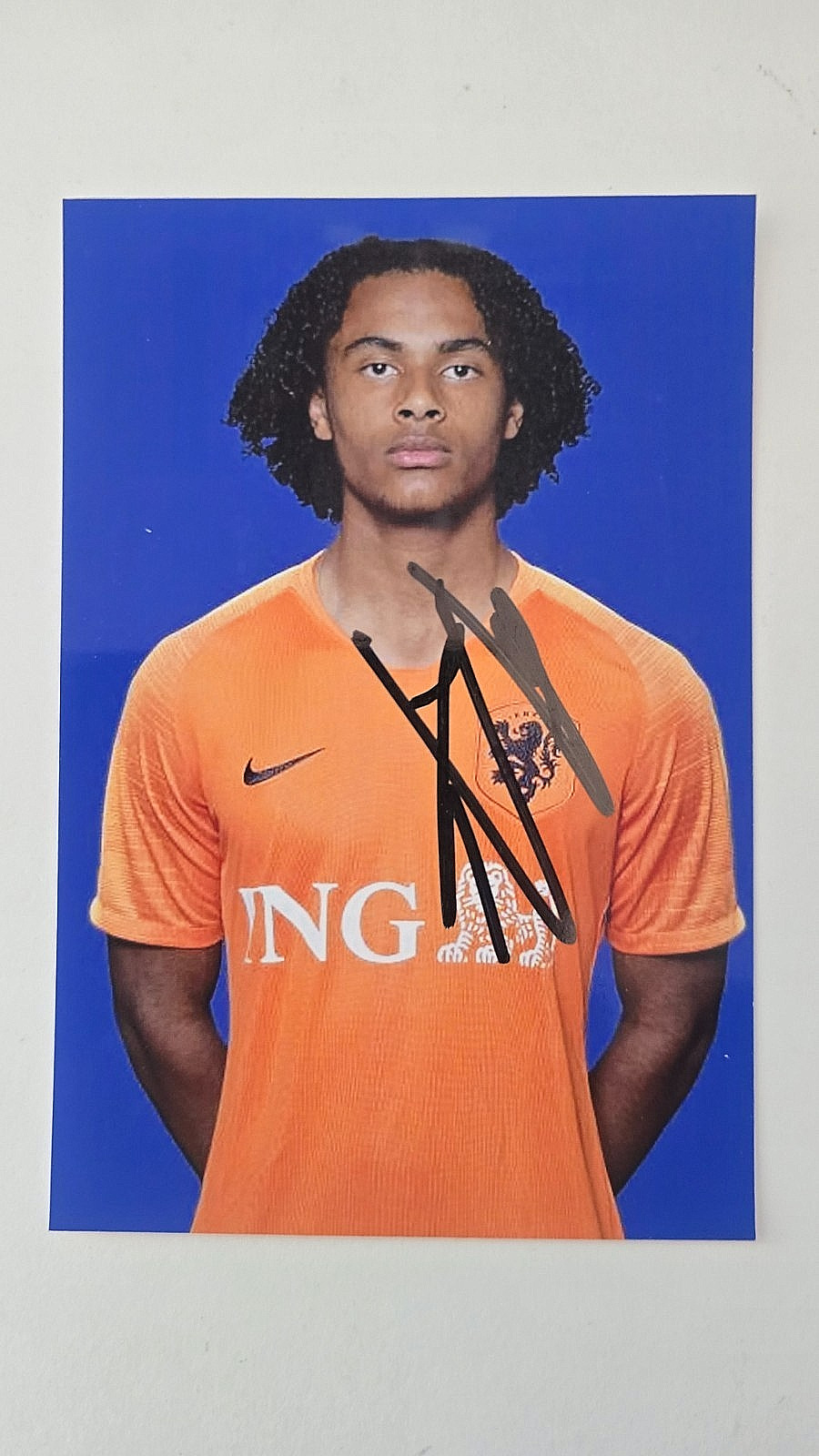 Joshua Zirkzee, Netherlands, autograph original