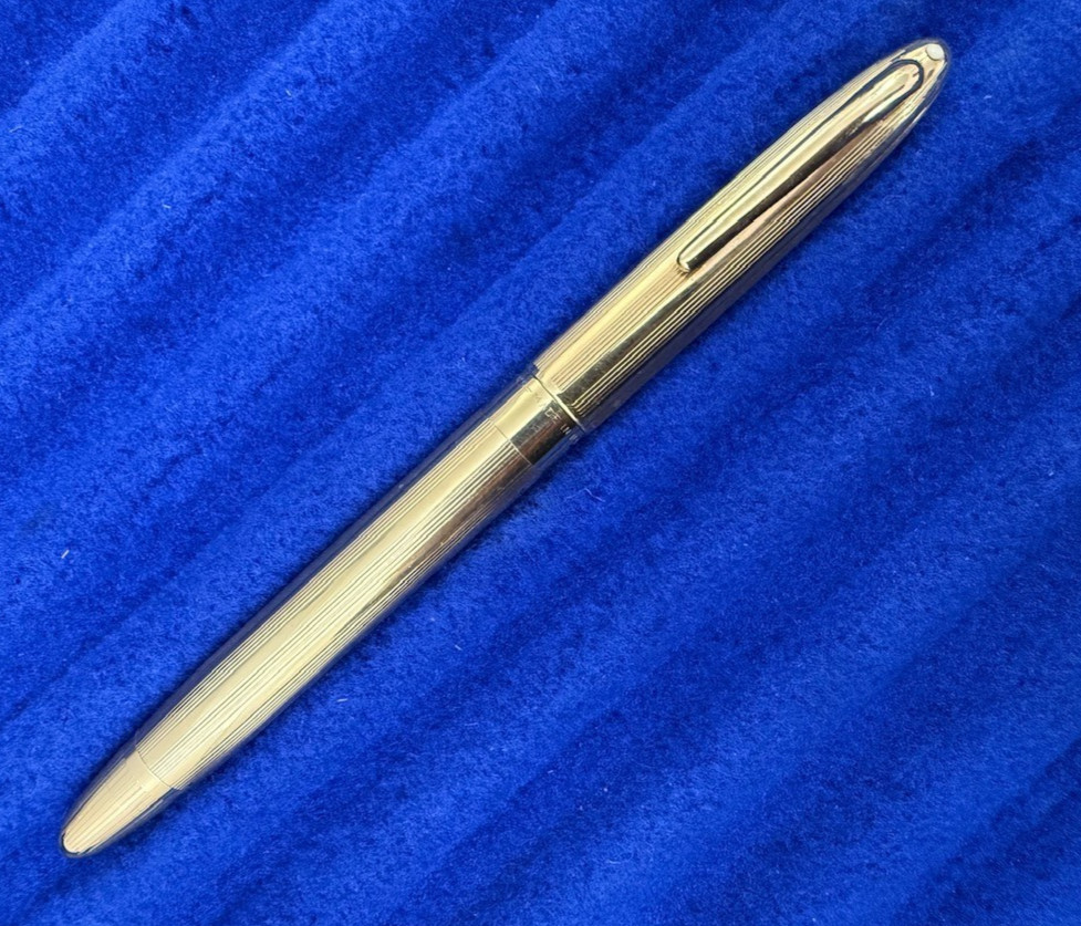 Sheaffer's Snorkel Triumph GF Cap & Barrel Fine Vintage Fountain Pen - Working Sheaffer's Snorkel Triumph GF Cap & Barrel Fine Vintage Fountain Pen - Working