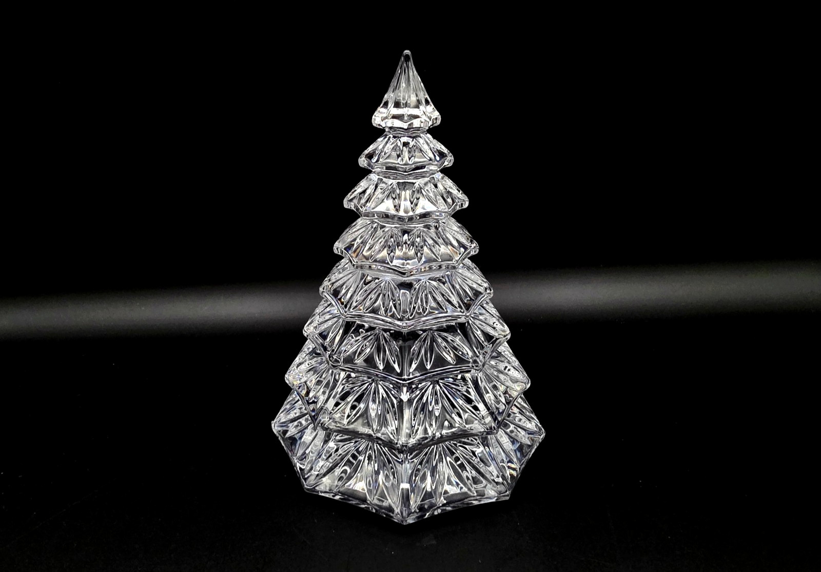 VINTAGE WATERFORD CUT CRYSTAL 6.5” CLEAR CHRISTMAS TREE/EVERGREEN GERMANY EXCOND VINTAGE WATERFORD CUT CRYSTAL 6.5” CLEAR CHRISTMAS TREE/EVERGREEN GERMANY EXCOND