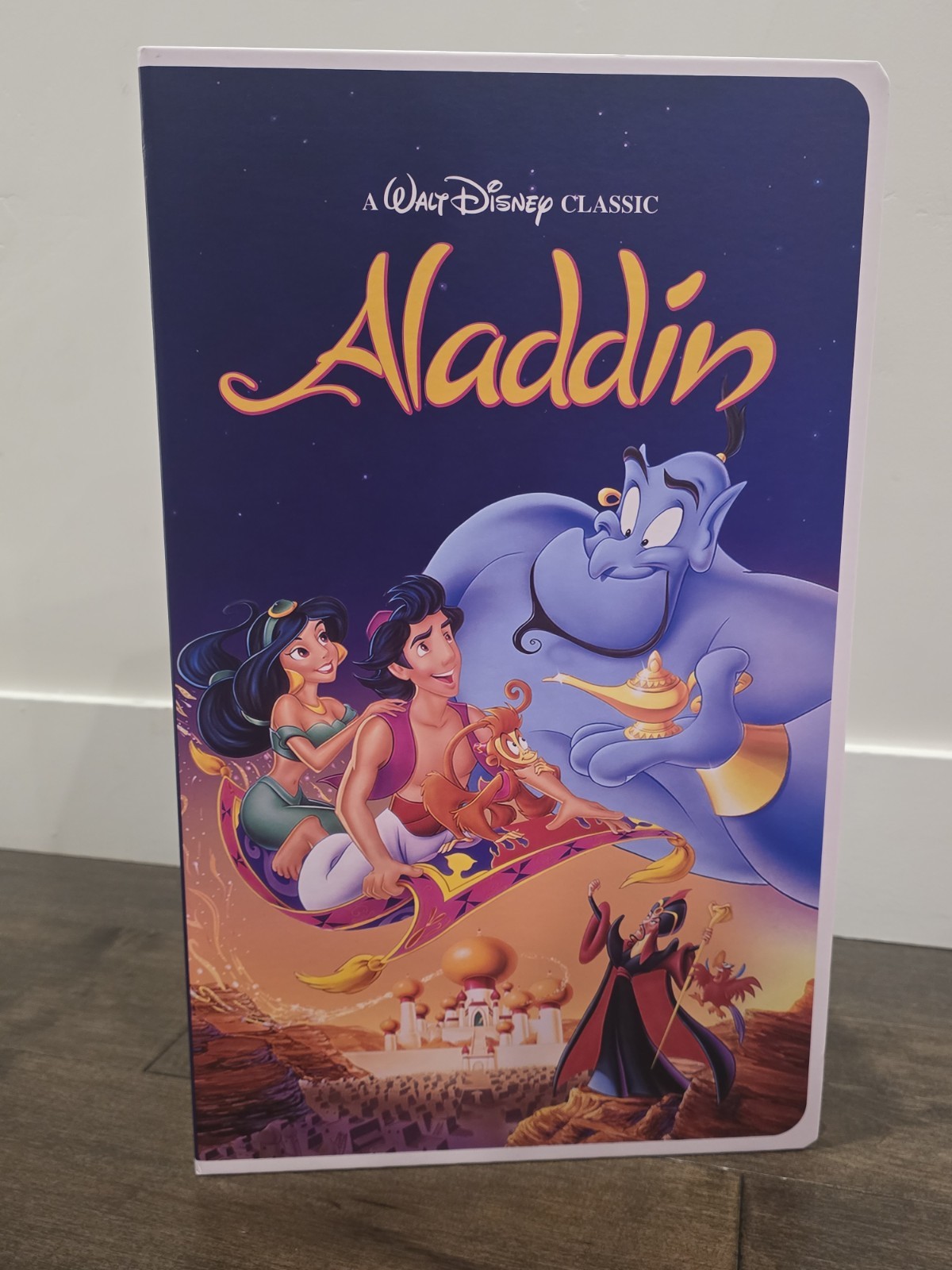 Aladdin Walt Disney Limited-edition Classic VHS Throw Blanket New Aladdin Walt Disney Limited-edition Classic VHS Throw Blanket New