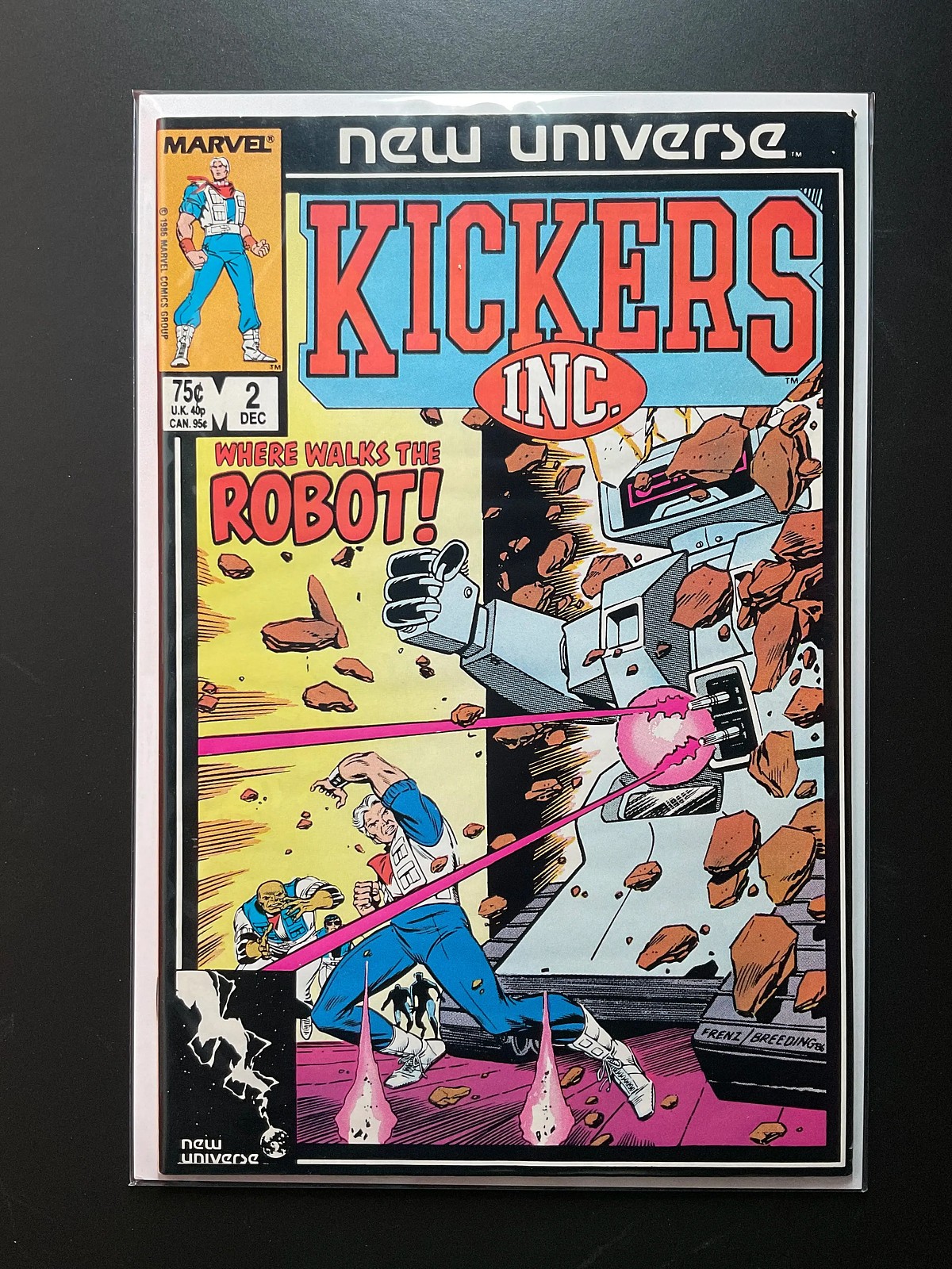 Kickers Inc. 2 Marvel New Universe Dec 1986 Kickers Inc. 2 Marvel New Universe Dec 1986