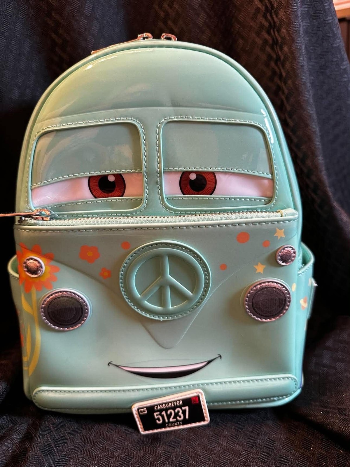 Loungefly Disney Pixar Cars Fillmore Mini Backpack SOLD OUT