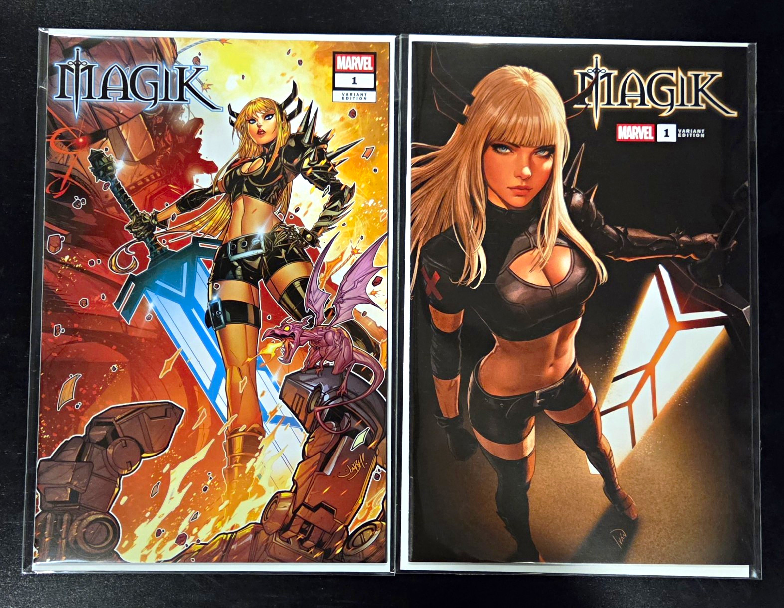 Marvel Magik #1 Cover Variants Set Of 2 ComicTom And 616 Marvel Magik #1 Cover Variants Set Of 2 ComicTom And 616