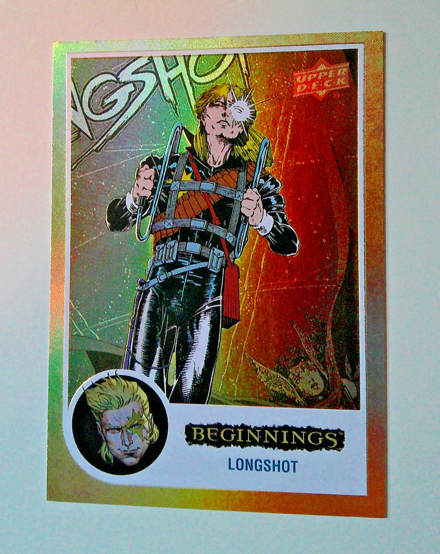 ARTHUR ADAMS ART 1/1 Longshot 2024 UD Marvel Beginnings Vol 2 Flipped FX GOLD