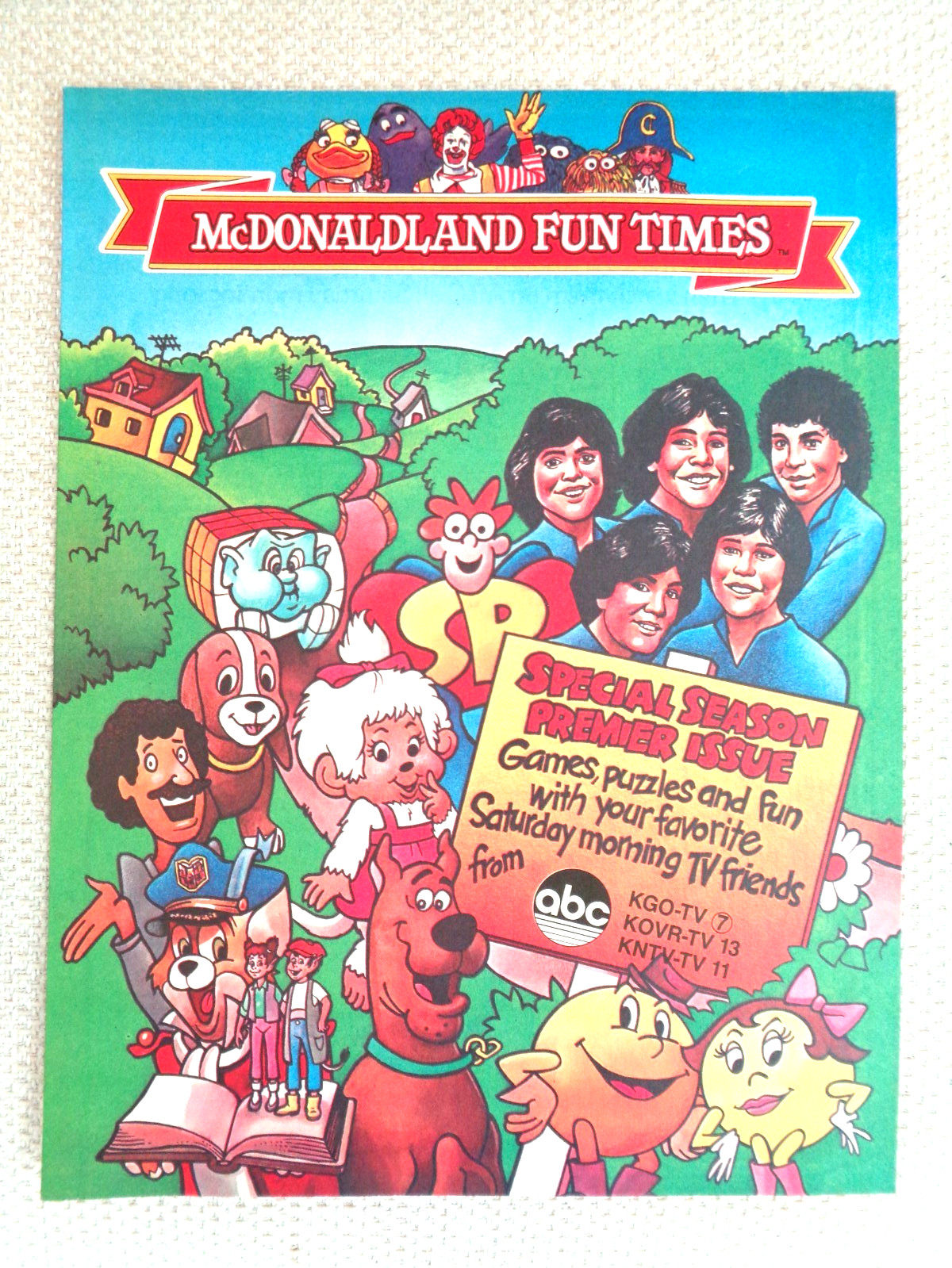 Scarce McDonald's McDonaldland Regional 1983 Fun Times