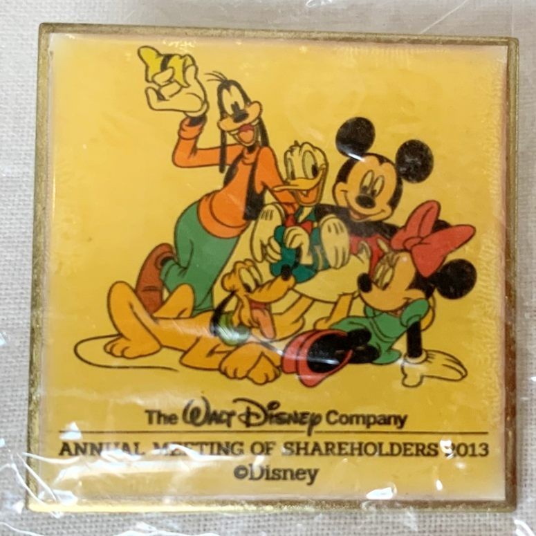 2013 Disney Shareholder Pin Annual Meeting Mickey Fab 5 Sealed Made USA PD New 2013 Disney Shareholder Pin Annual Meeting Mickey Fab 5 Sealed Made USA PD New