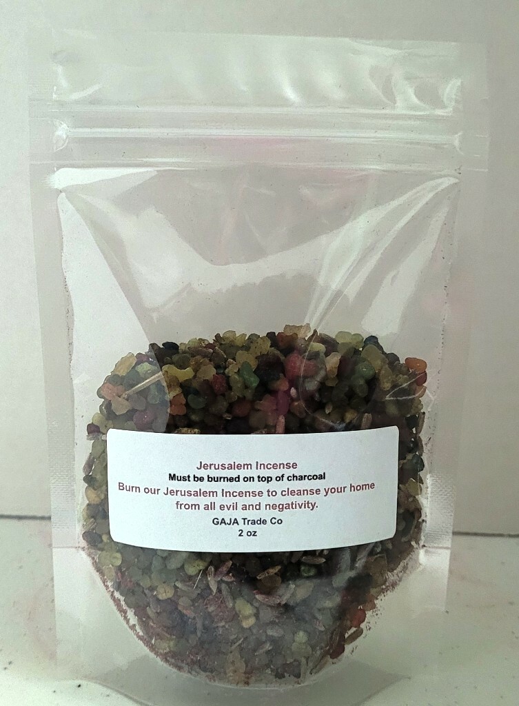 4oz Jerusalem Resin Incense - Cleanse your Home from all Evil and Negativity 4oz Jerusalem Resin Incense - Cleanse your Home from all Evil and Negativity