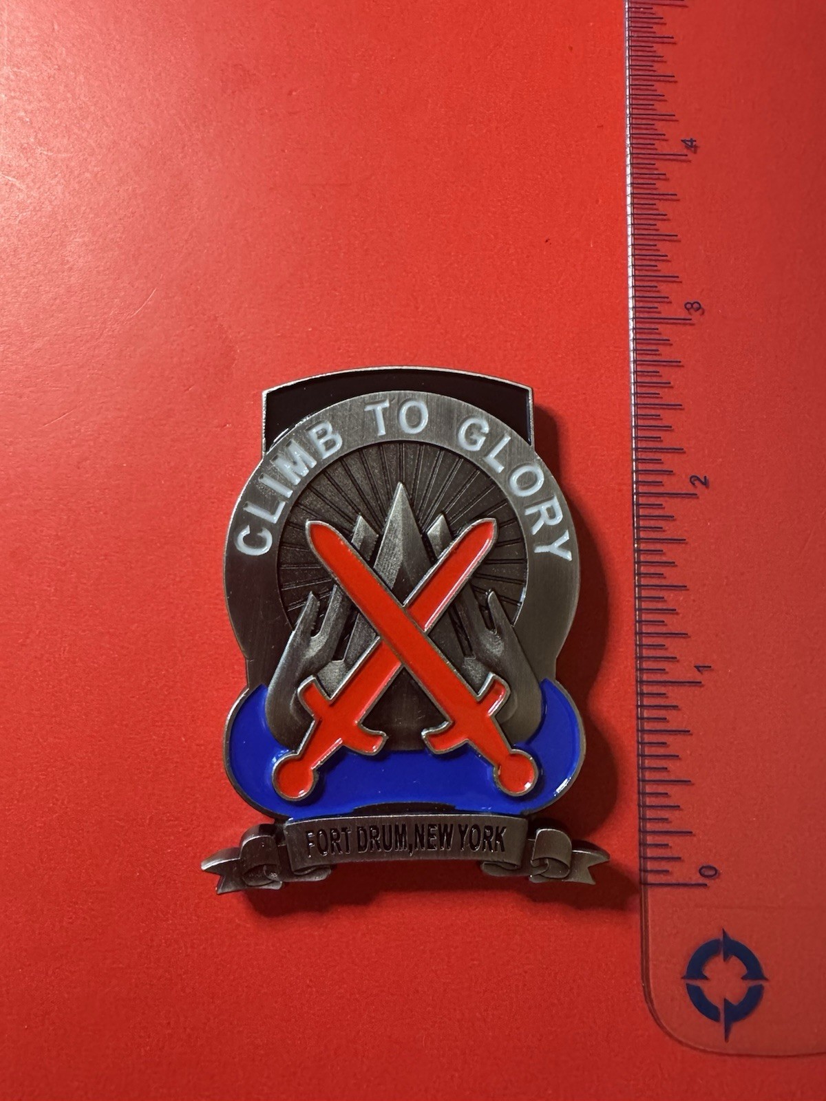 10th Mountain Division Climb to Glory Challenge Coin 10th Mountain Division Climb to Glory Challenge Coin