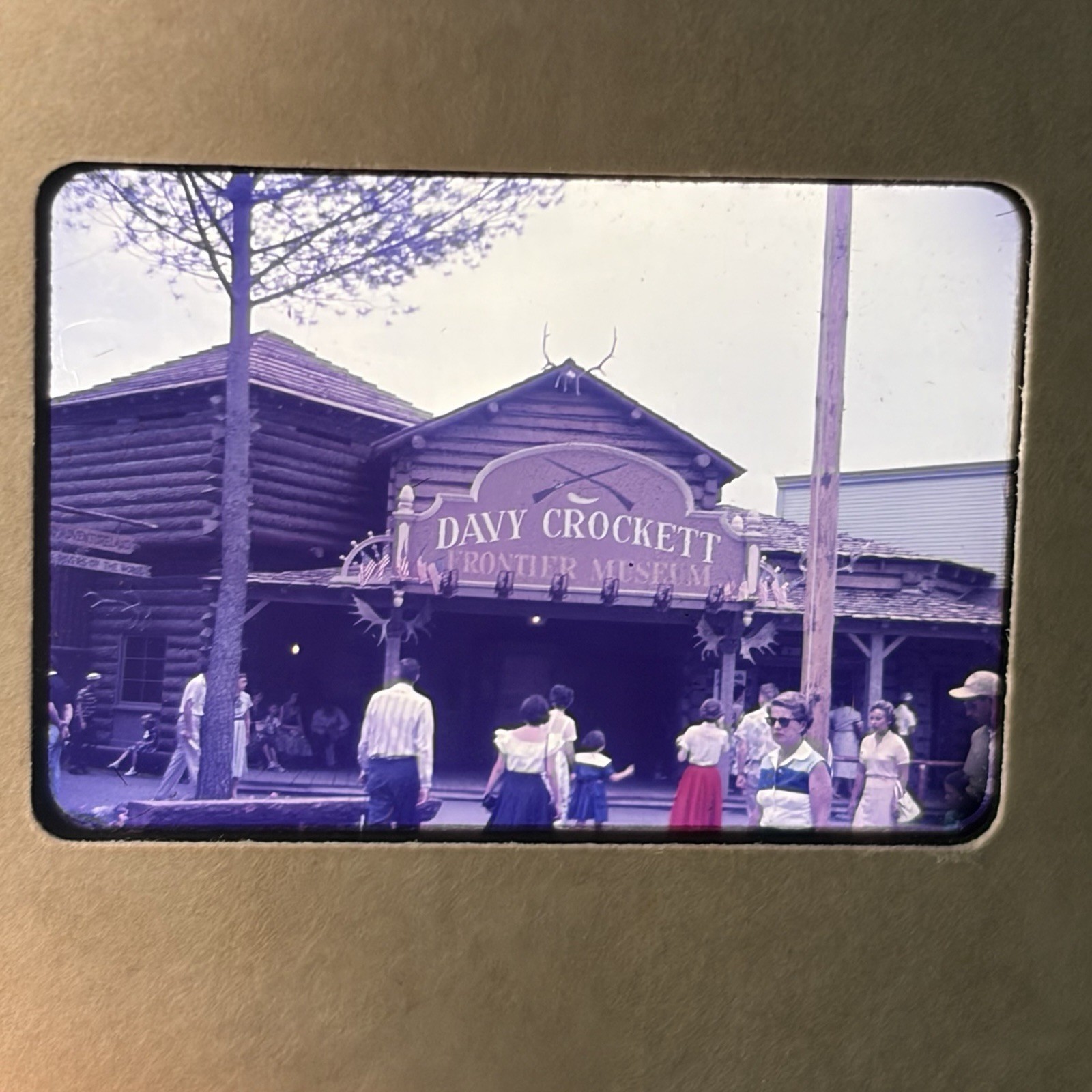 26 Original 1955 Disneyland 35mm Color Slides Davy Crockett Frontier Museum Lot 26 Original 1955 Disneyland 35mm Color Slides Davy Crockett Frontier Museum Lot