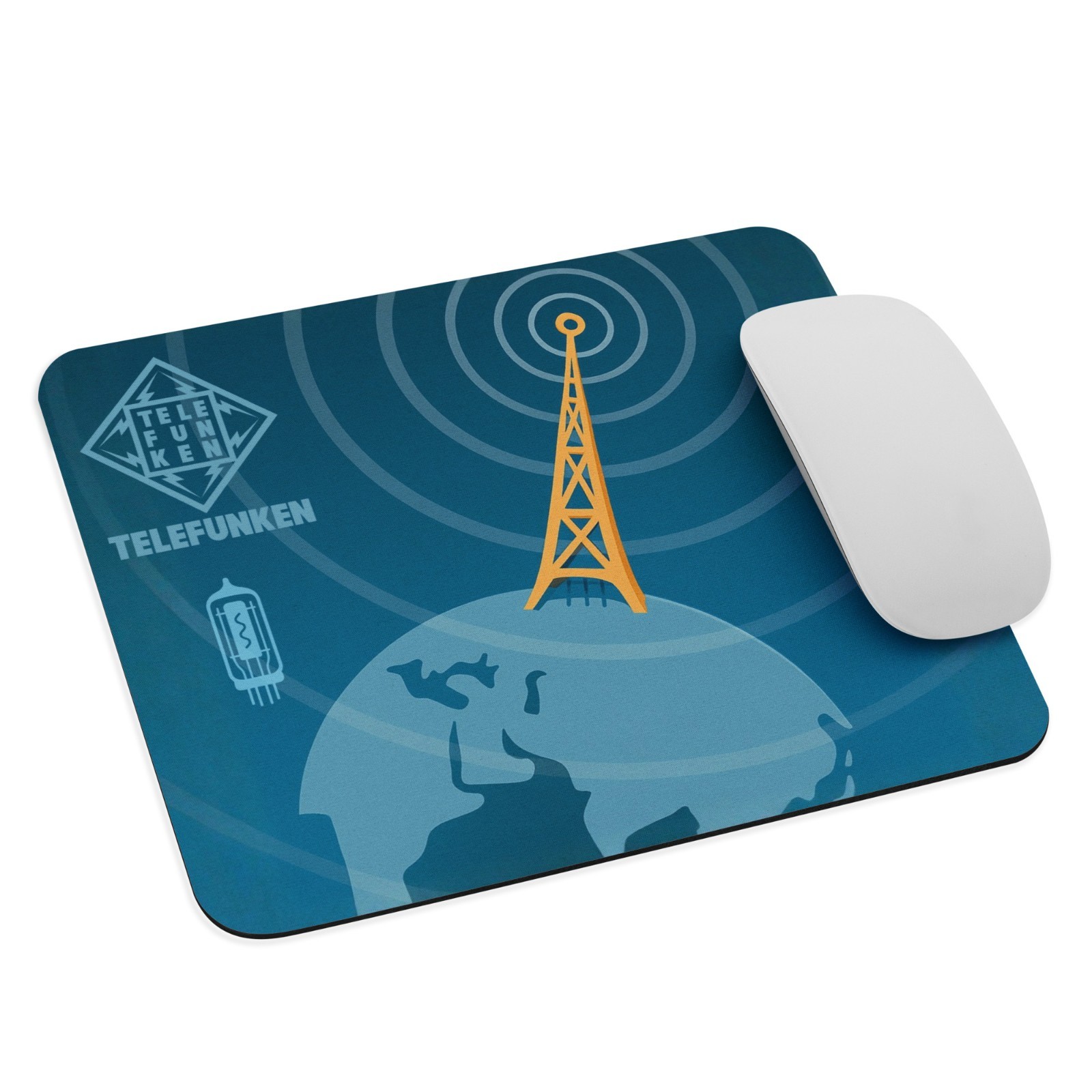 Vintage Style Mouse Pad – TELEFUNKEN Radio Tower - NEW 9.5"x7.75” Vintage Style Mouse Pad – TELEFUNKEN Radio Tower - NEW 9.5"x7.75”