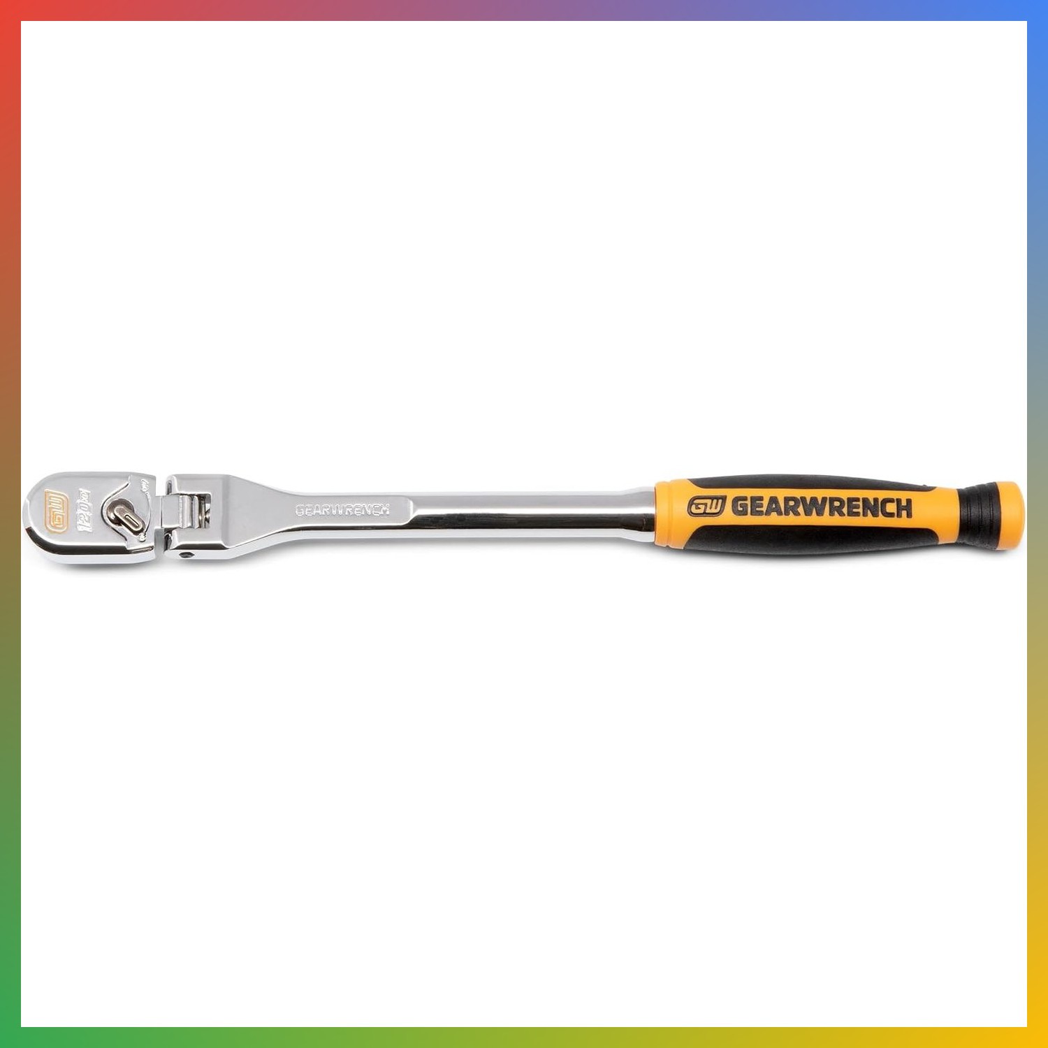 1/4 Drive Ratchet Flex Head Dual Material Grip 120XP 3 Degree Swing 1/4 Drive Ratchet Flex Head Dual Material Grip 120XP 3 Degree Swing