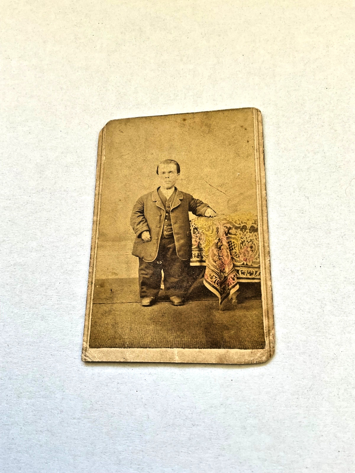 LITTLE PERSON CIVIL WAR CDV HANOVER PENNSYLVANIA AWESOME EAGLE BACK STAMP LITTLE PERSON CIVIL WAR CDV HANOVER PENNSYLVANIA AWESOME EAGLE BACK STAMP