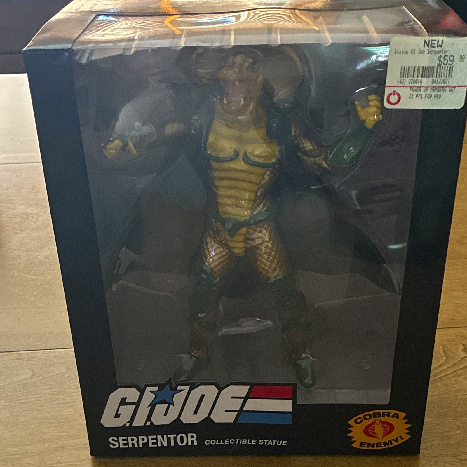 Hasbro G.I. Joe Serpentor Collectible Statue 1:16 Scale Plastic BRAND NEW in box